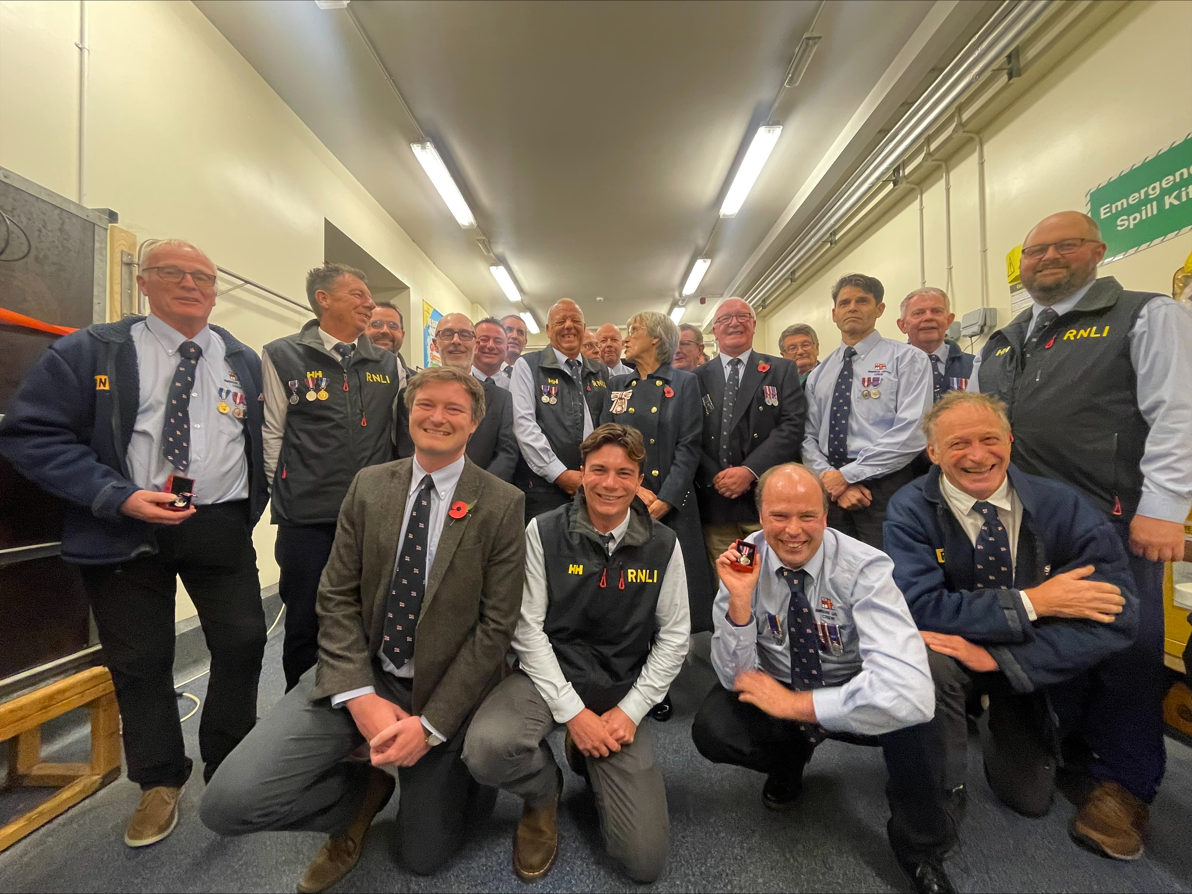 Group photo of RNLI Crew 
