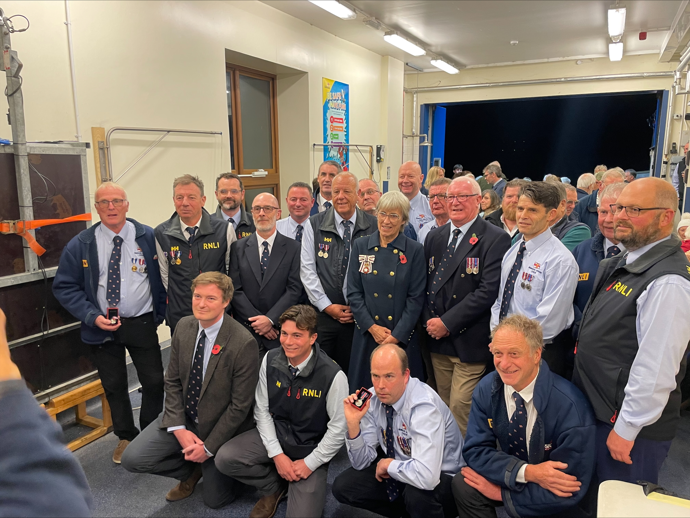 Group photo of RNLI Crew 
