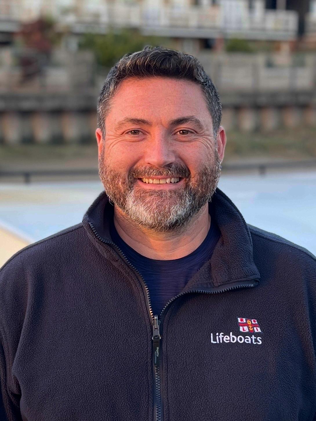Alan Carr, the new Lifeboat Operations Manager at the Sheerness RNLI lifeboat station