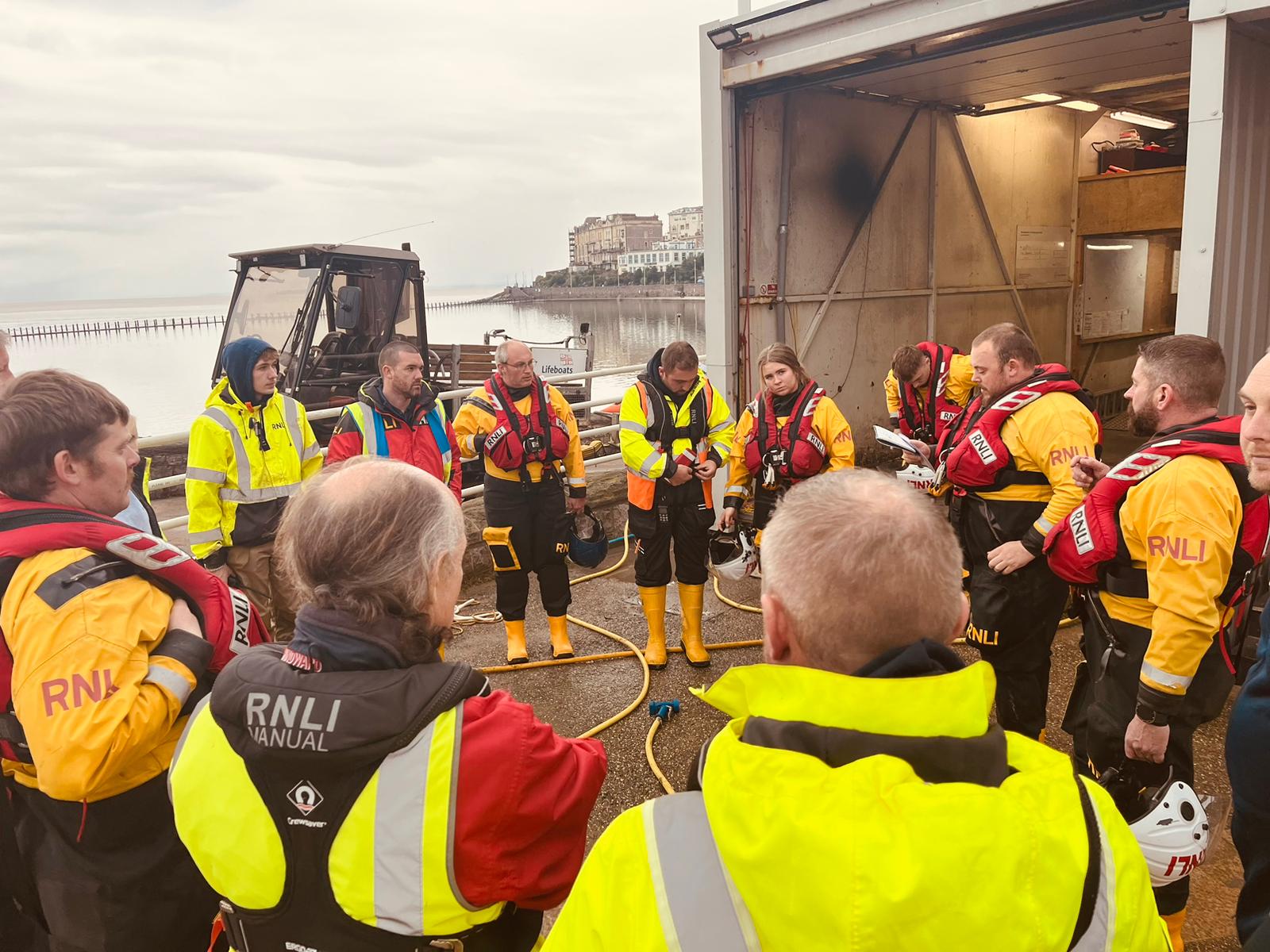 A pre-exercise briefing