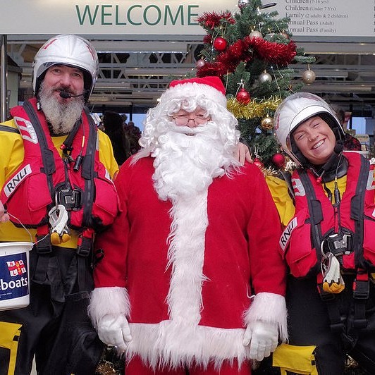Santa at Clovelly