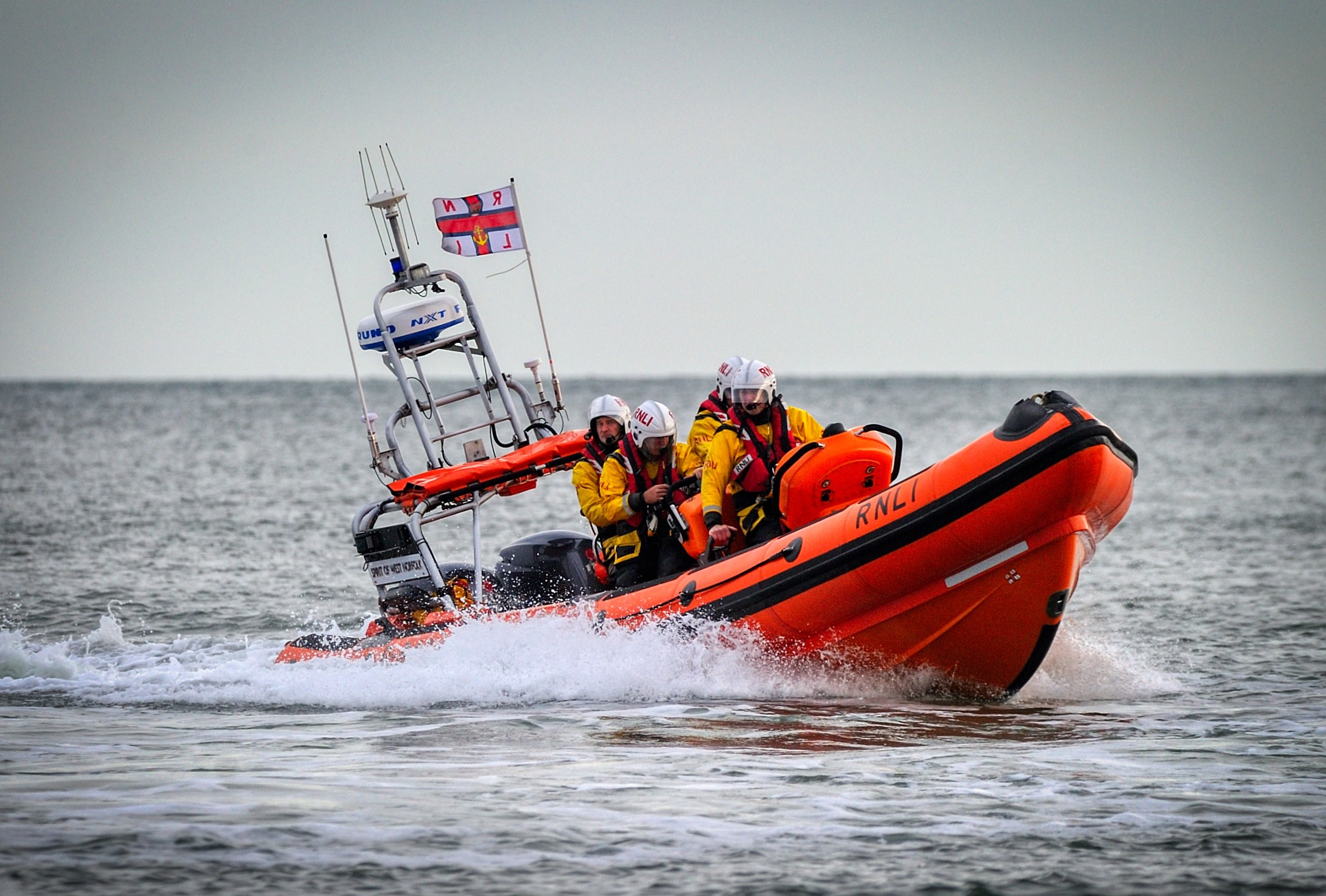 Hunstanton RNLI rescue woman in her 70s and three dogs cut off by tide ...