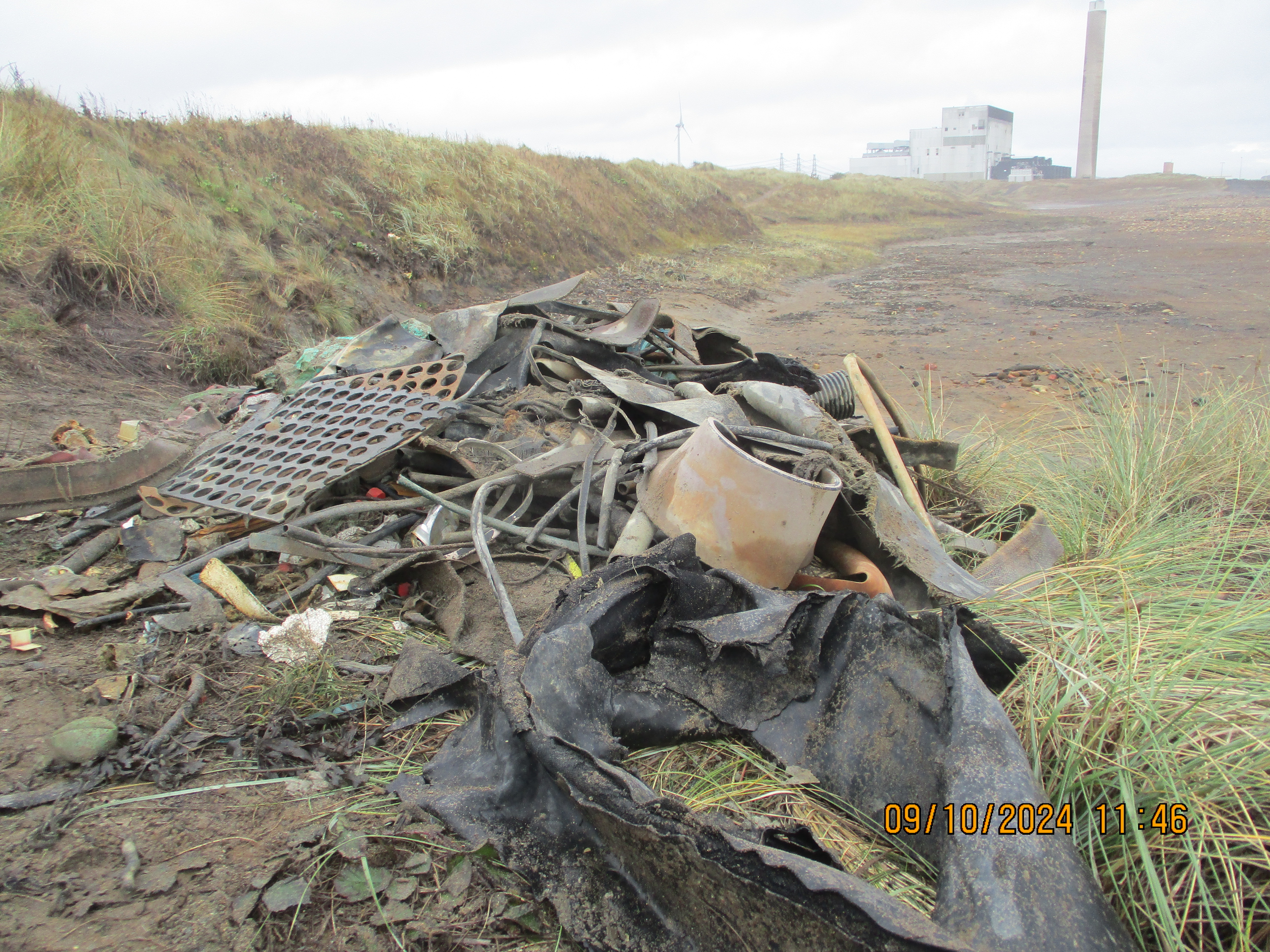 Some of the debris found during the clean