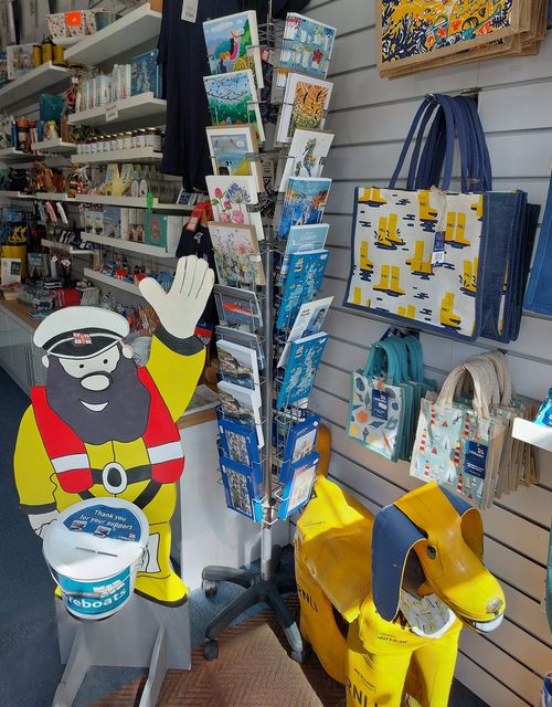 Typical Burnham-on-Sea shop display