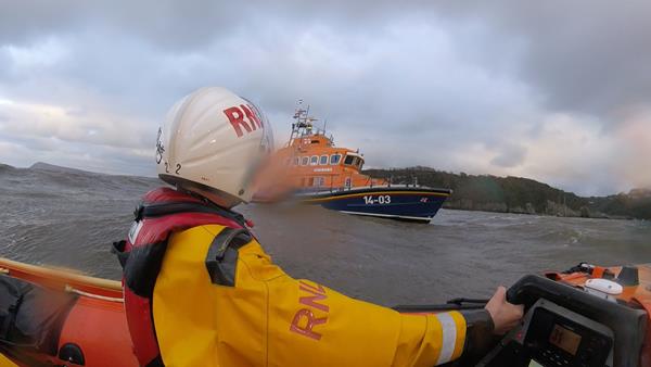 Rnli Launch Methods Sailing vessel dragging its anchor prompts Fishguard RNLI launch | RNLI
