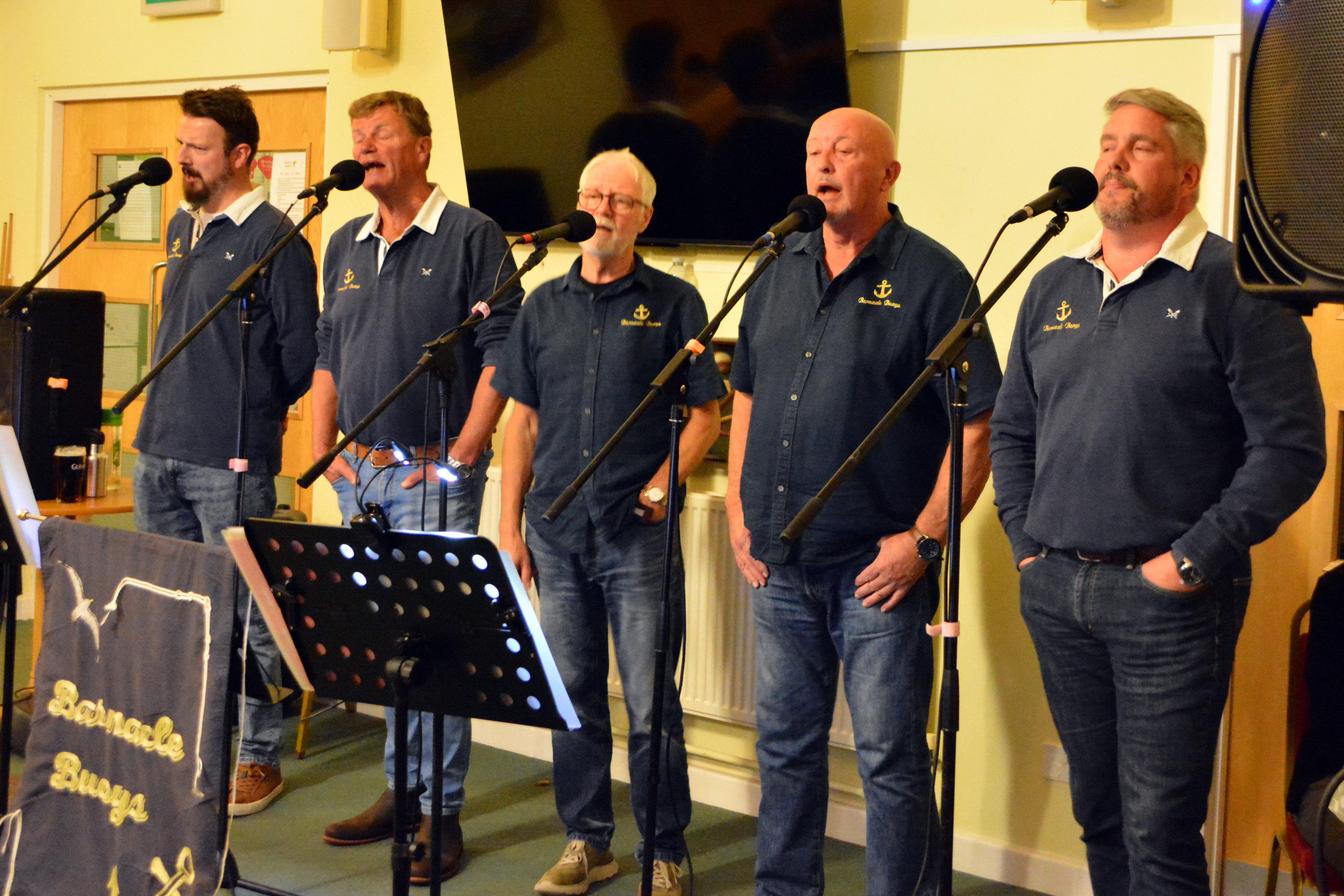 The Barnacle Buoys in action on Thursday evening