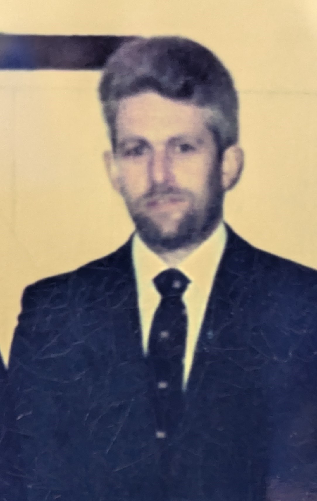 Old film photo portrait of Mike (approx. 1981)