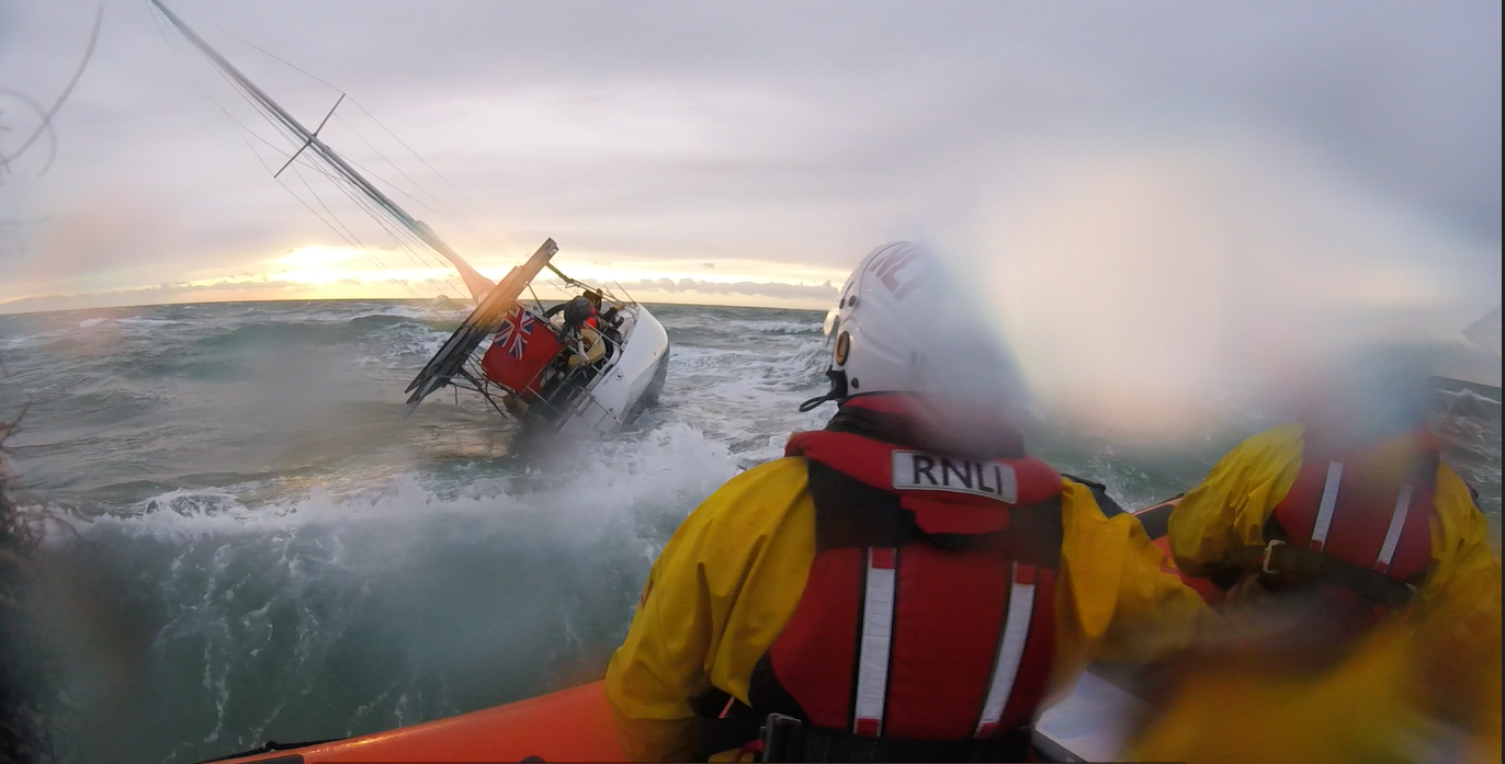 Casualty vessel on the Goodwin Sands