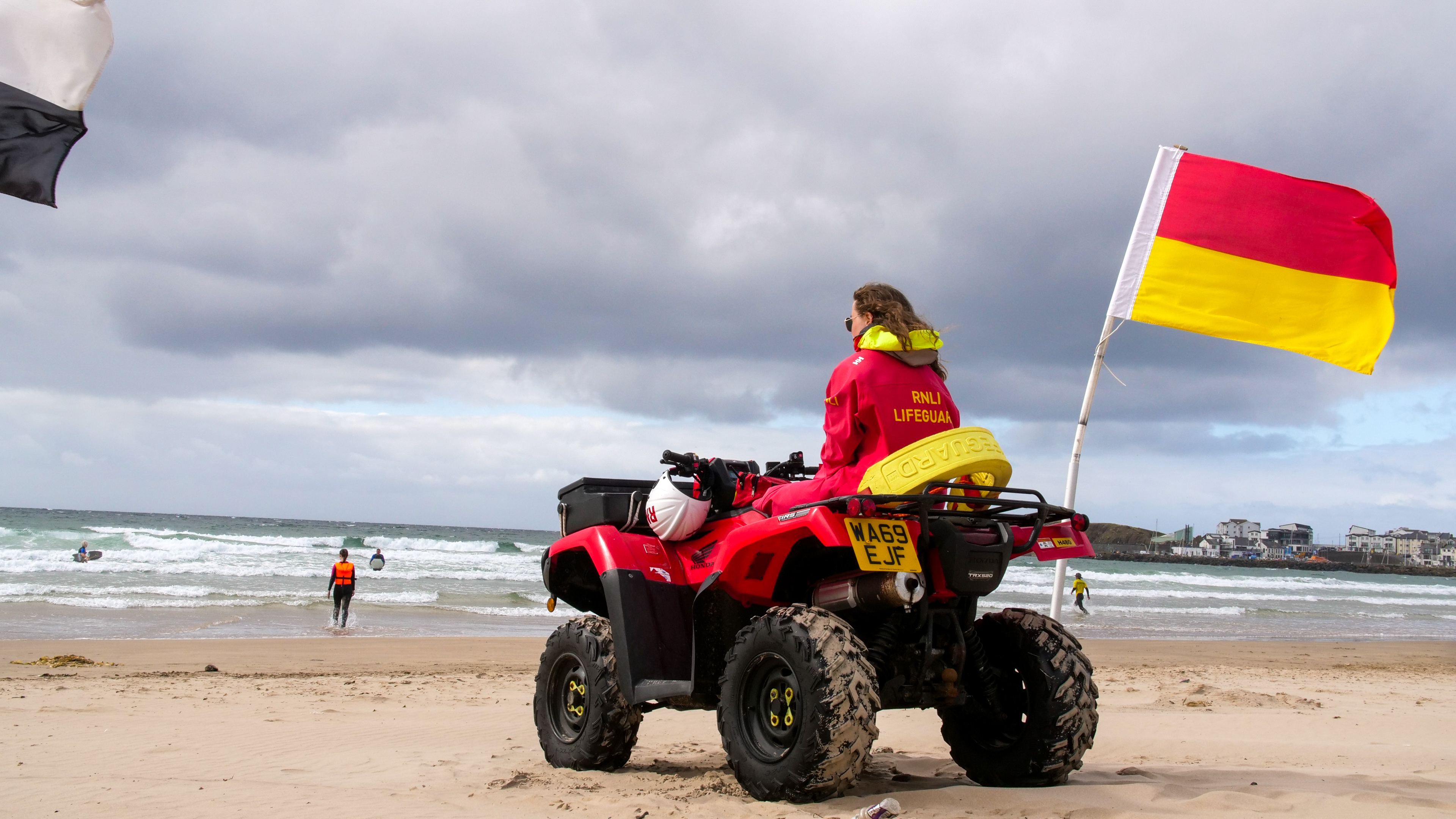 Lifeguard Emma-Jane Service on Patrol