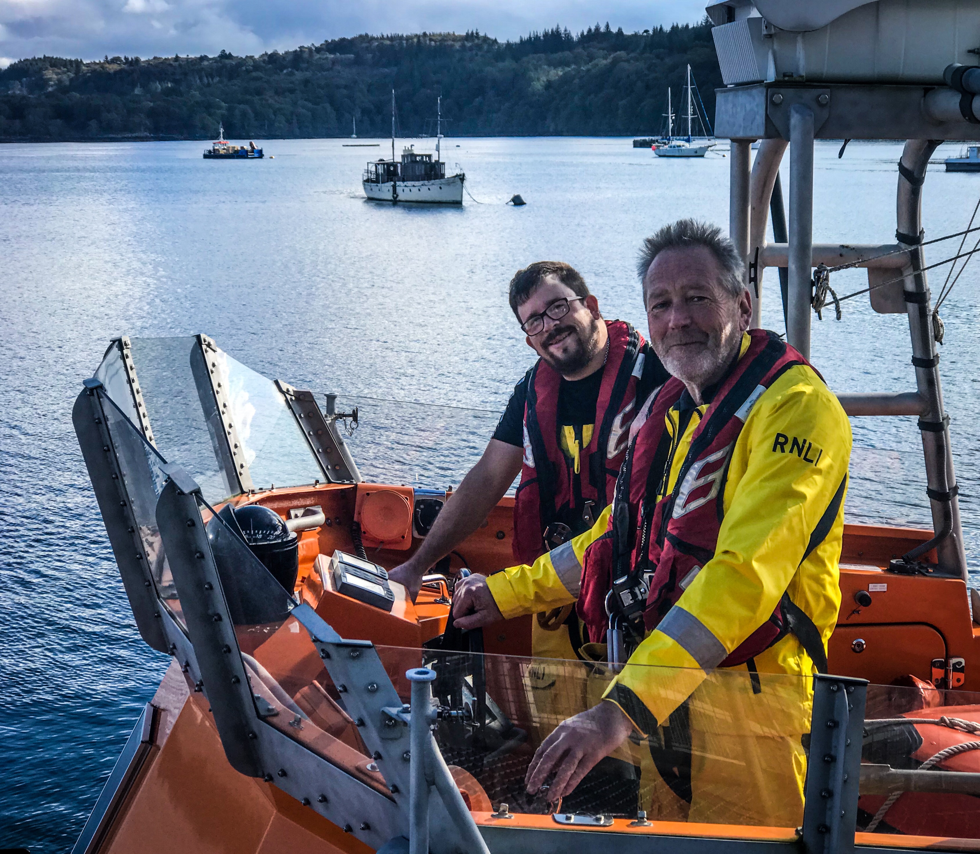Tobermory RNLI Deputy Second Mechanic Tony ‘Kiwi’ Spillane