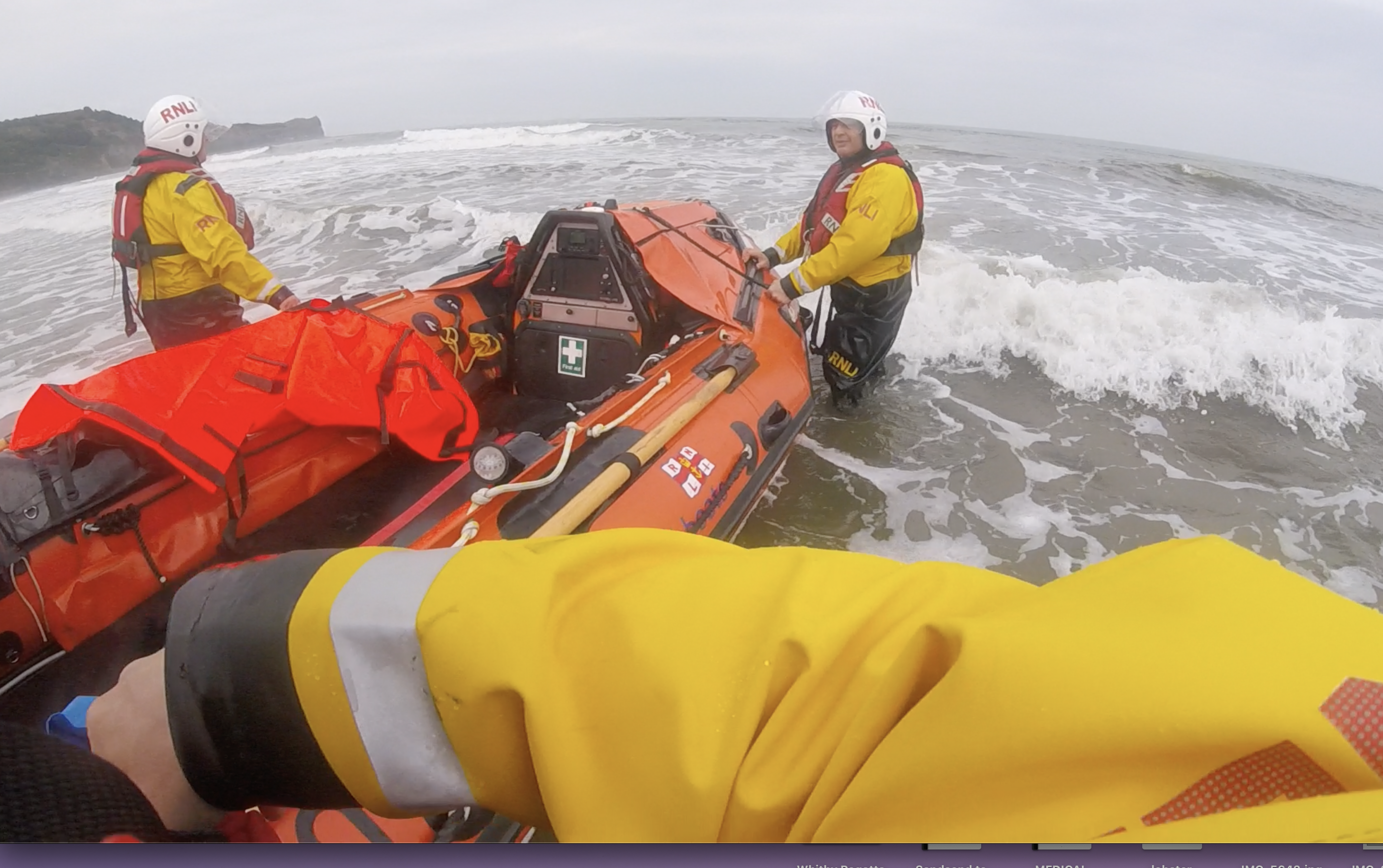 Whitby RNLI rescue three swimmers from rip current | RNLI