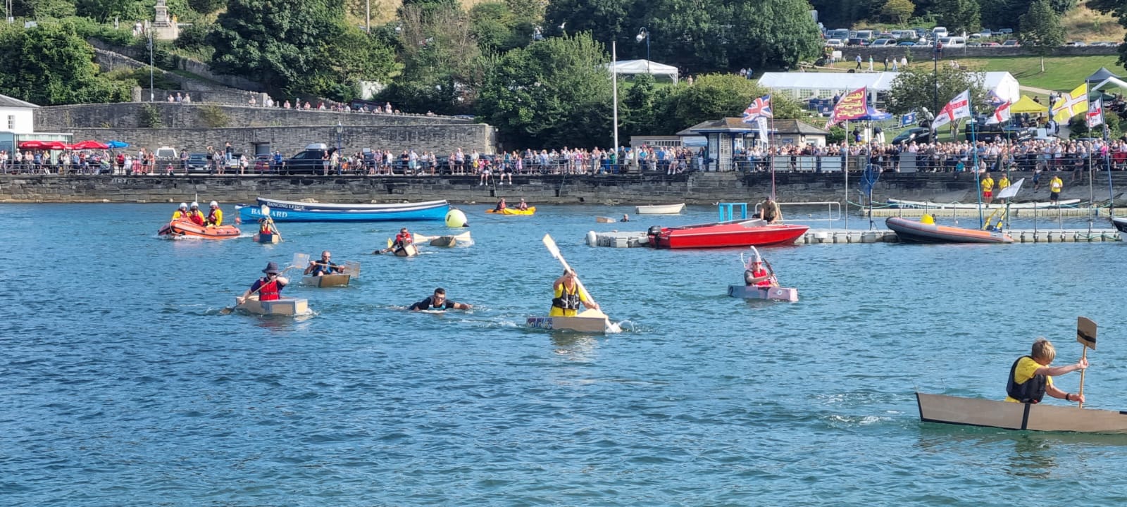 Swanage Lifeboat Week build-a-boat race