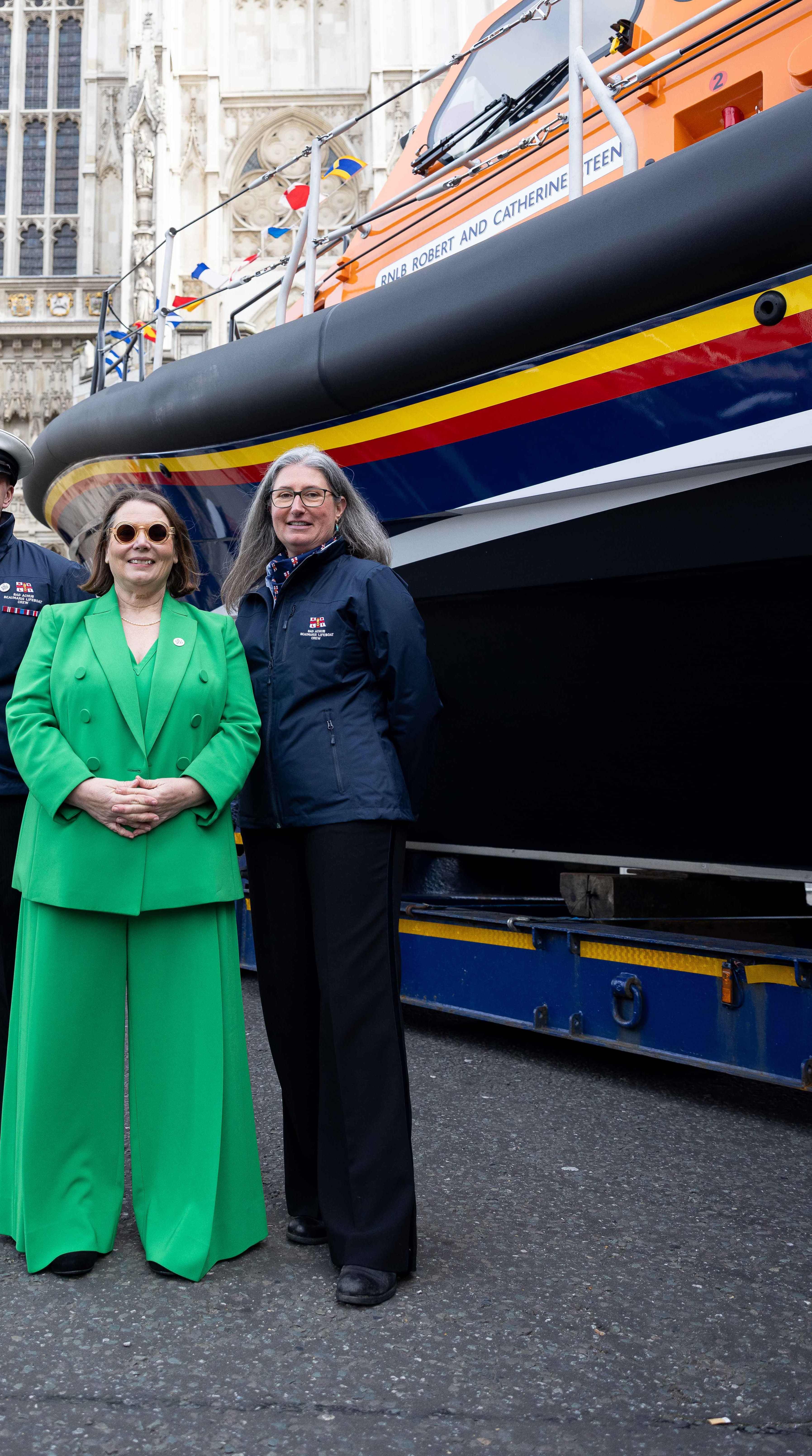 Joanna and Stevie at the RNLI's 200th Anniversary Thanksgiving Service