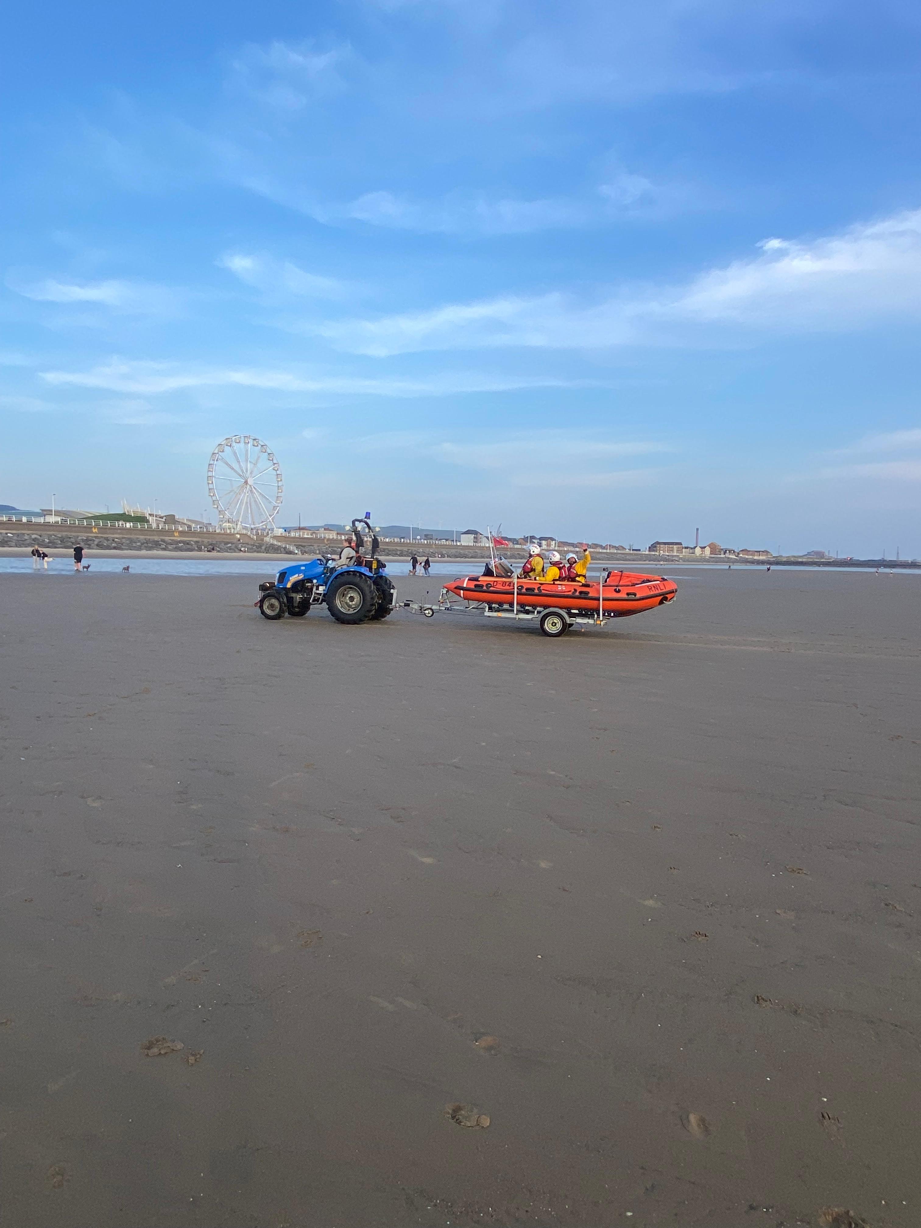 Port Talbot RNLI recovery after tasking 040425