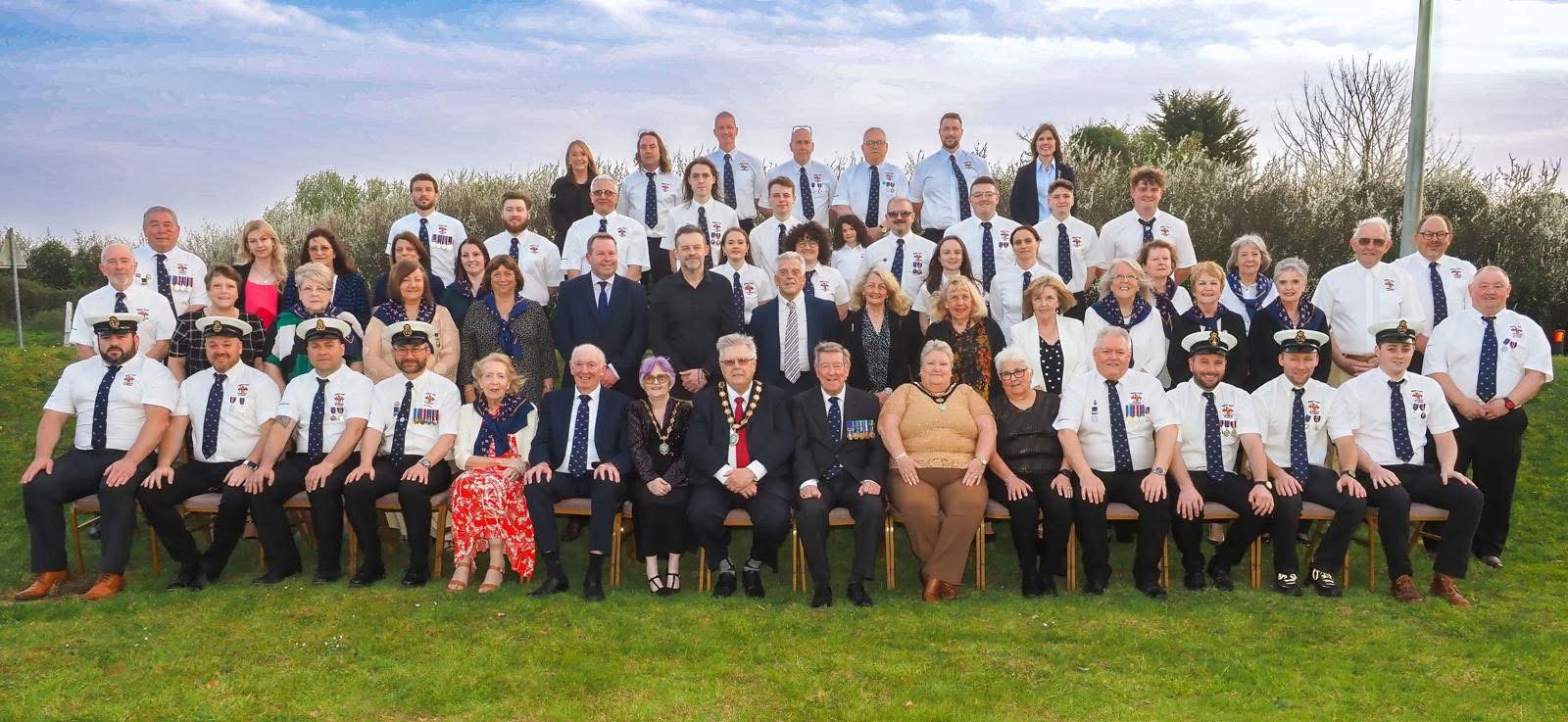 Group photo of all of Burry Port RNLI