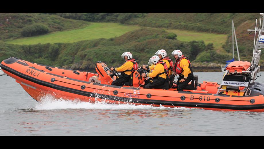 Rnli Rib Engine Baltimore RNLI provides assistance to a rib with three people onboard ...