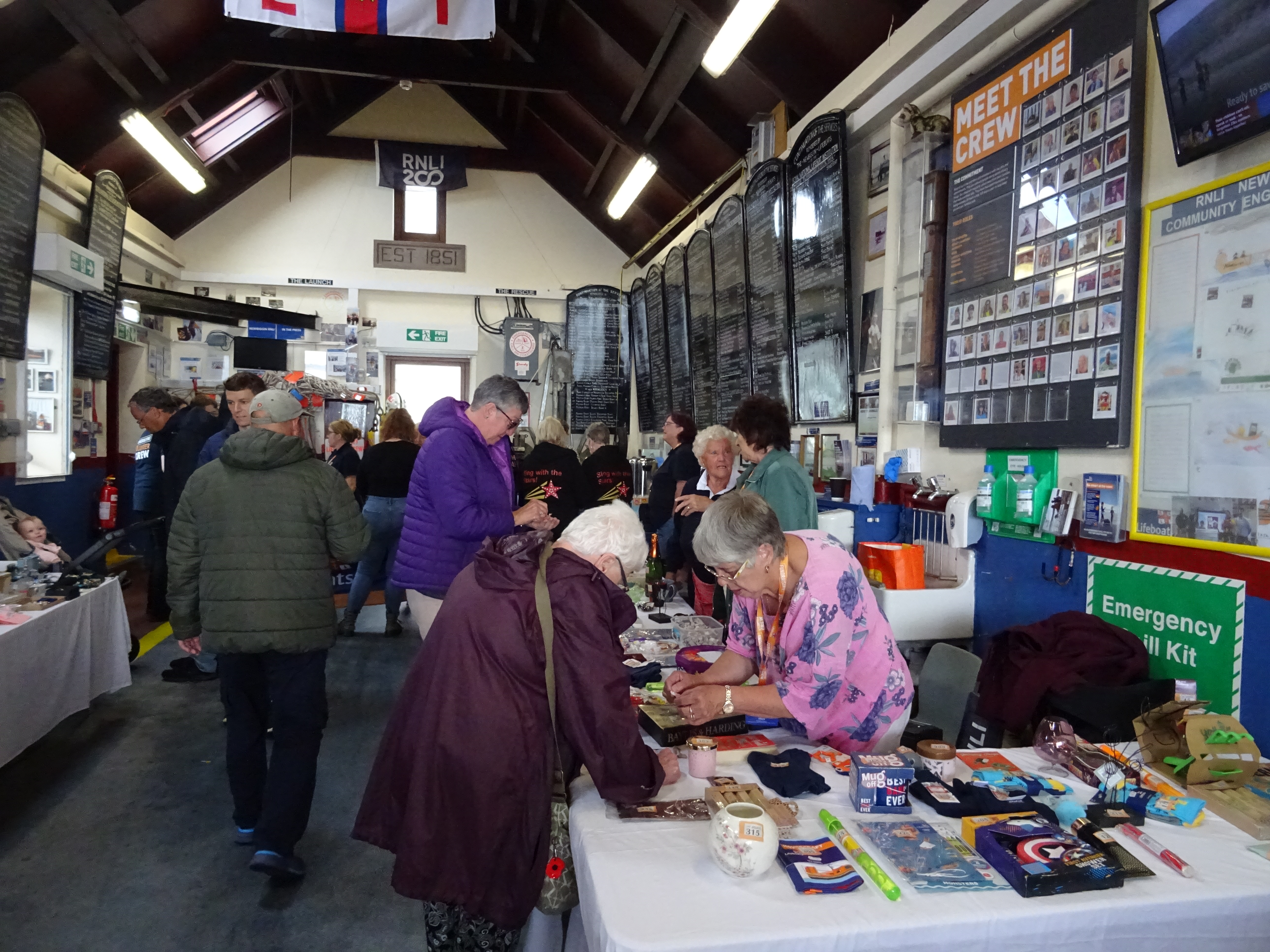 Brisk trade in lifeboat house