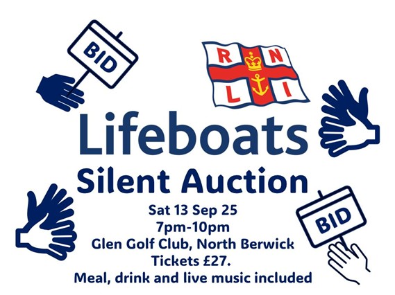 Graphic advertising silent auction