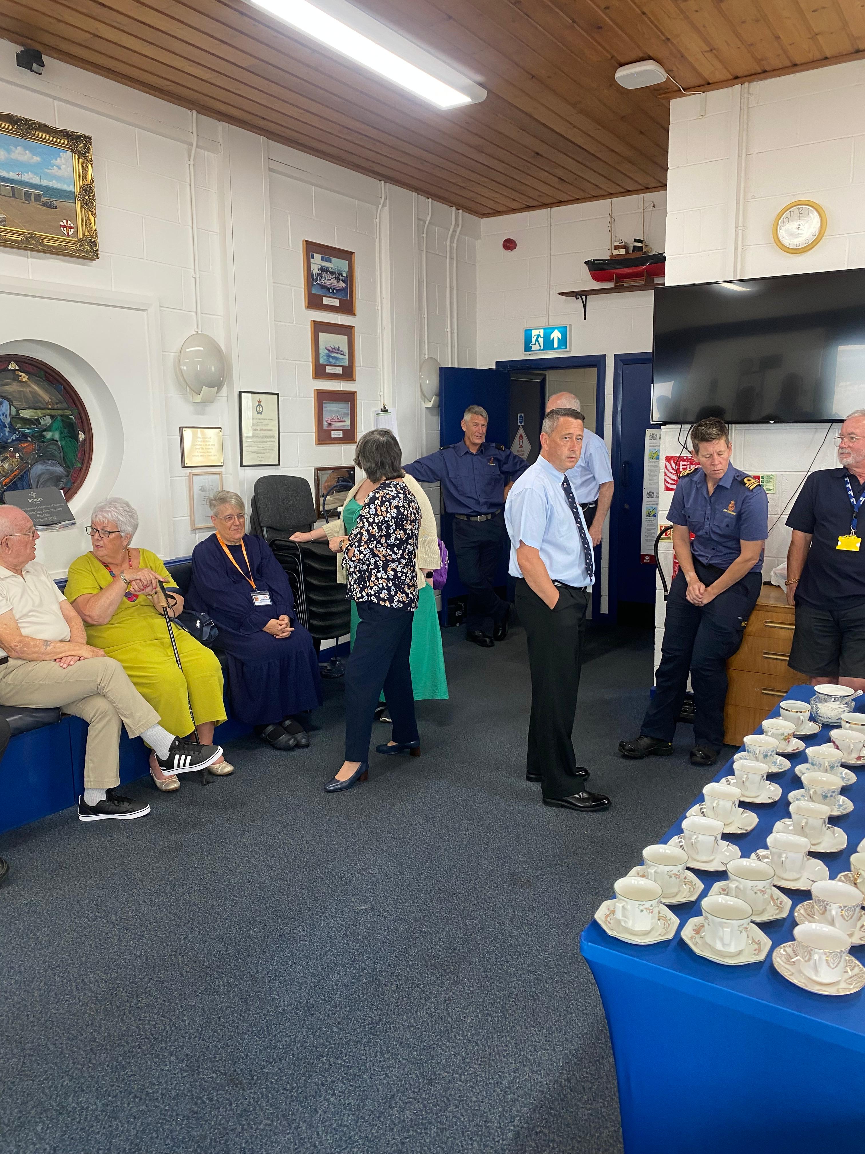 Port Talbot RNLI welcome RNLI CEO
