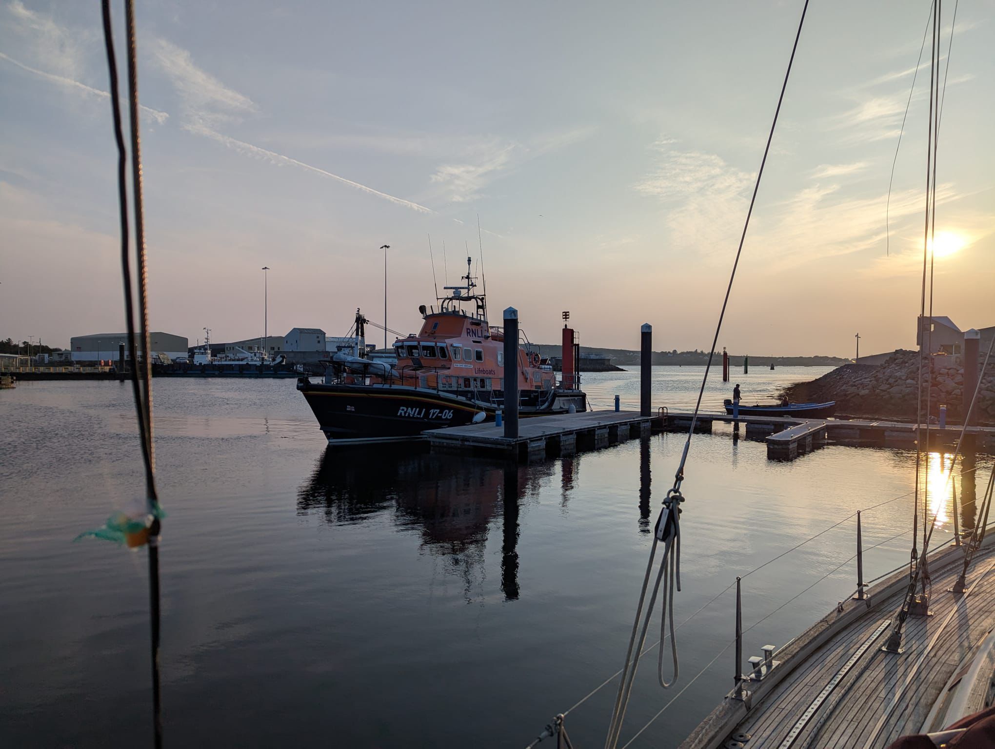 Aran Islands lifeboat in Ros a Mhil 