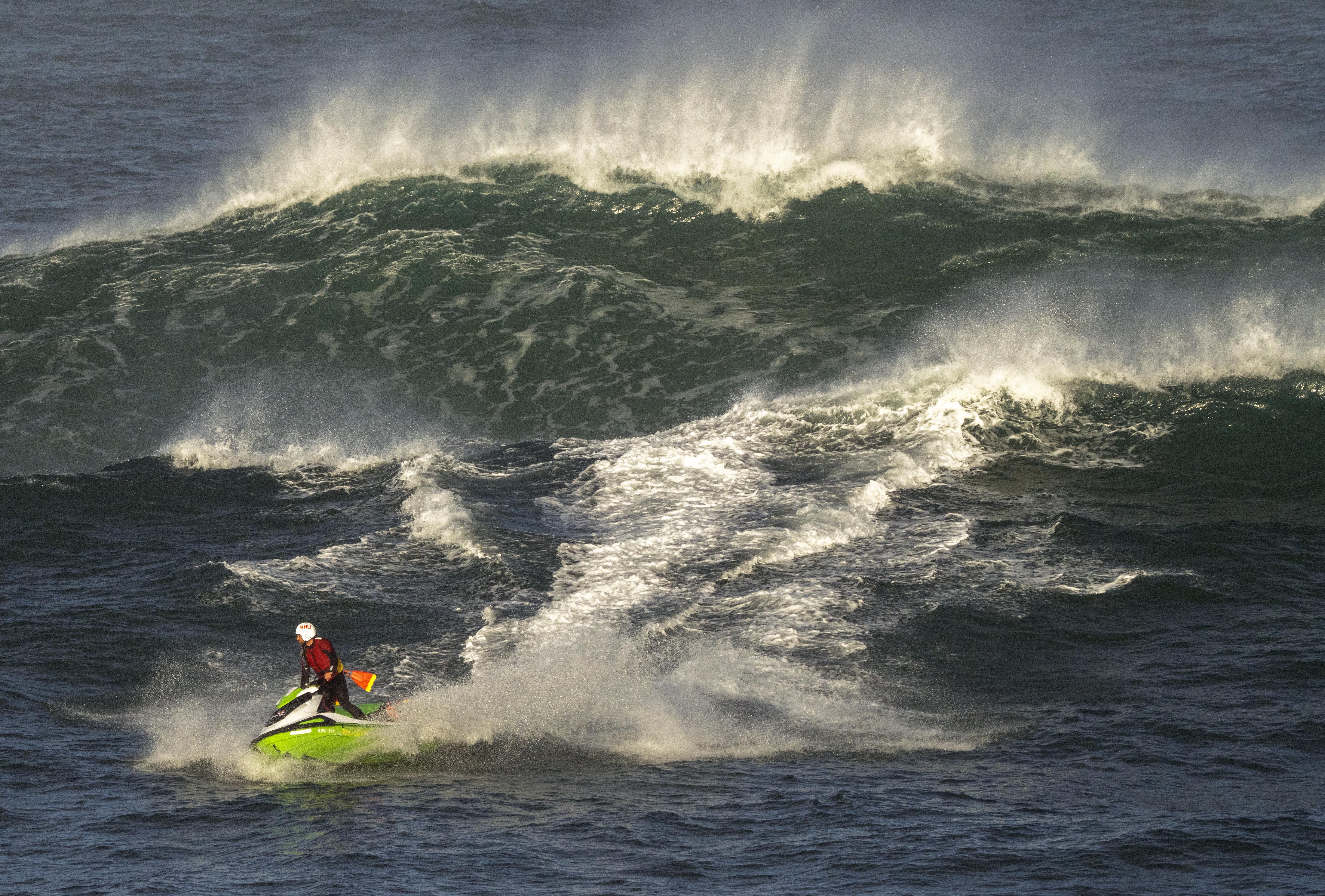 Lifeguard on RWC in big waves