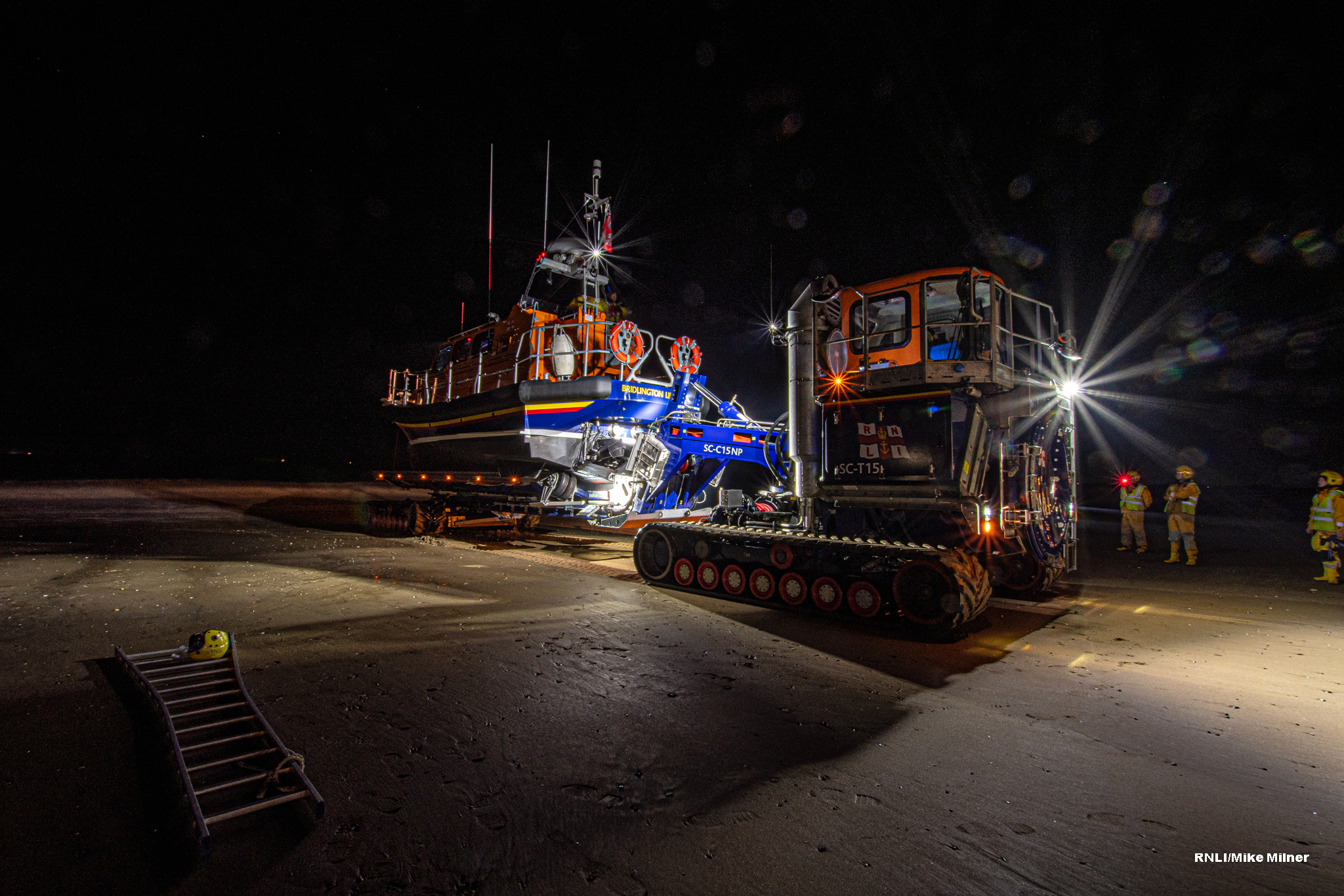 Launch of the Bridlington all-weather lifeboat 'Antony Patrick Jones'