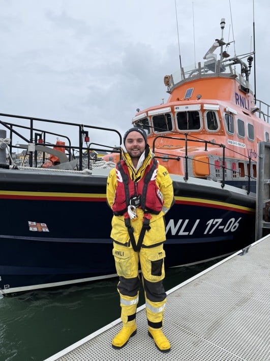 Aran Islands RNLI lifeboat crewmember Noel Seoighe