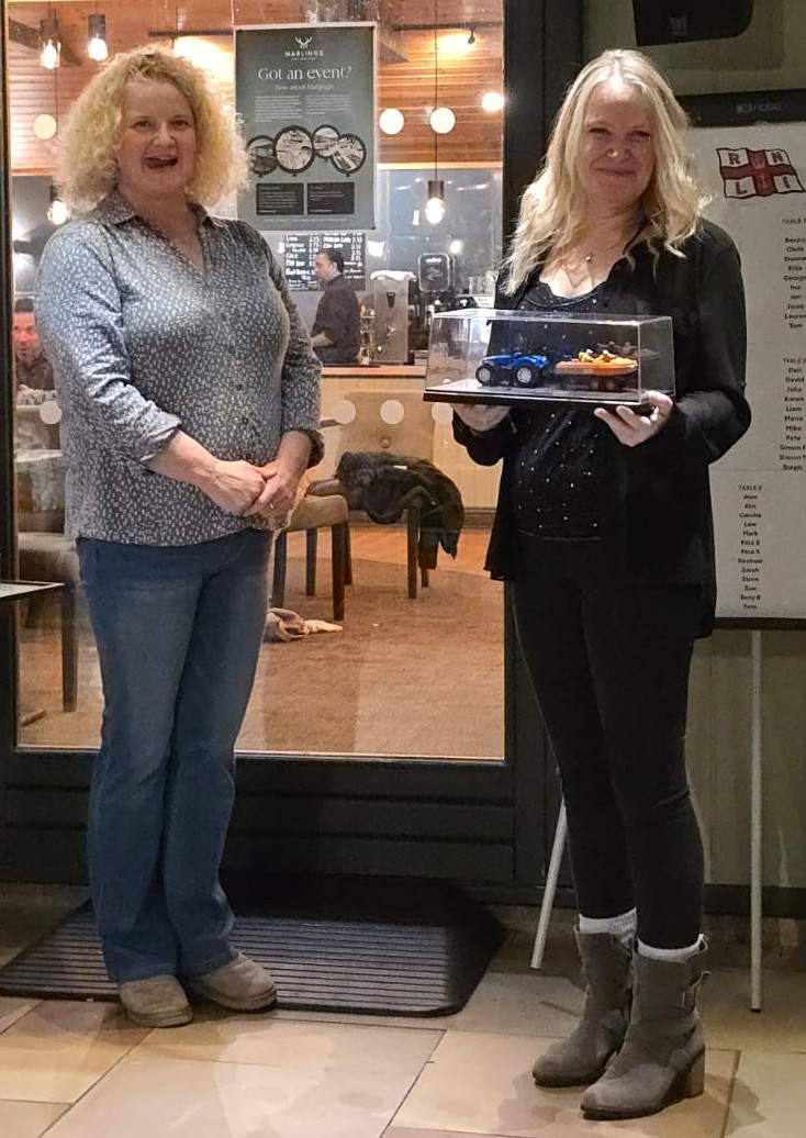 Alix Symonds receiving her Operation Achievement award