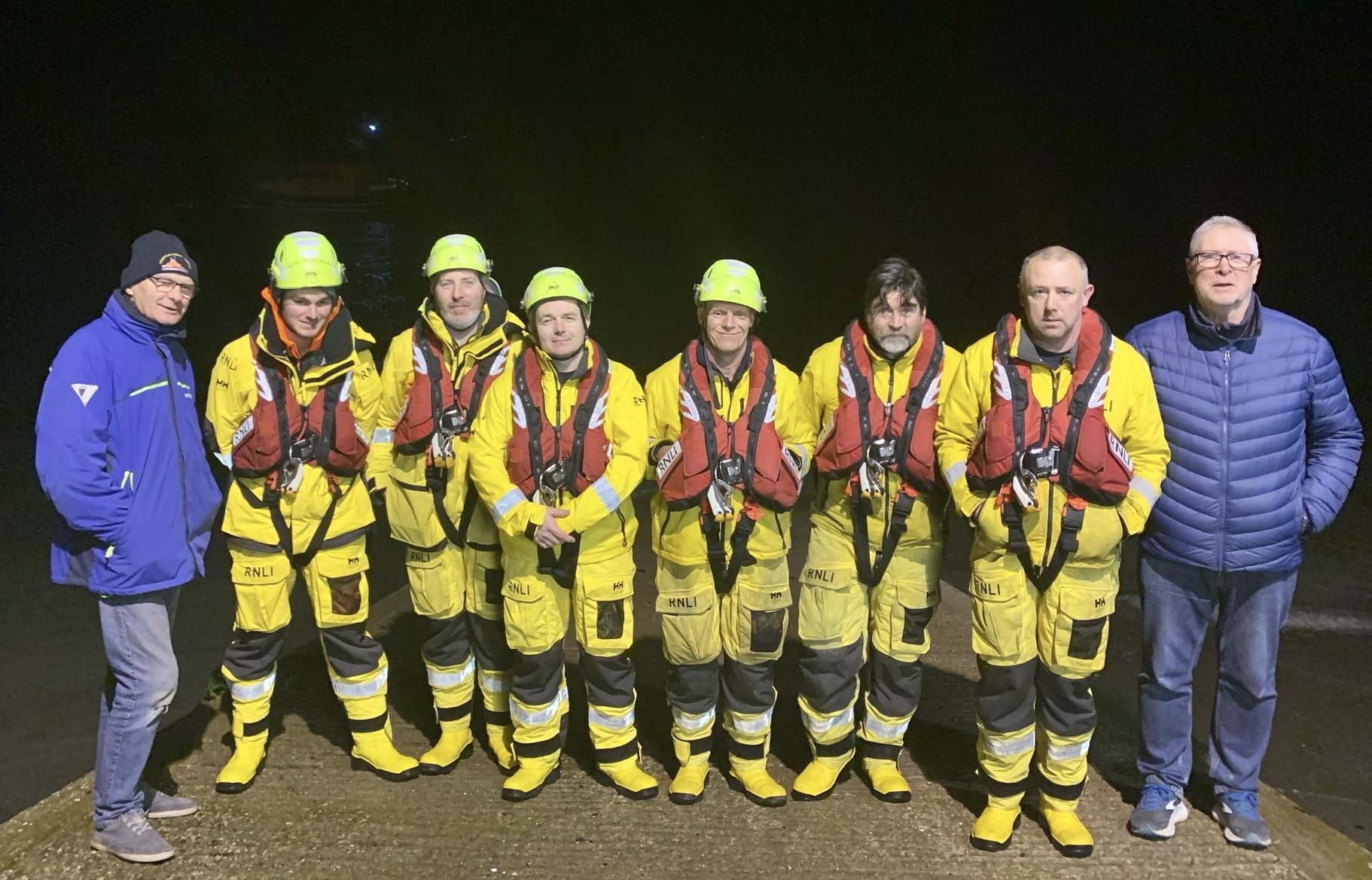 Courtmacsherry RNLI crew following both call outs
