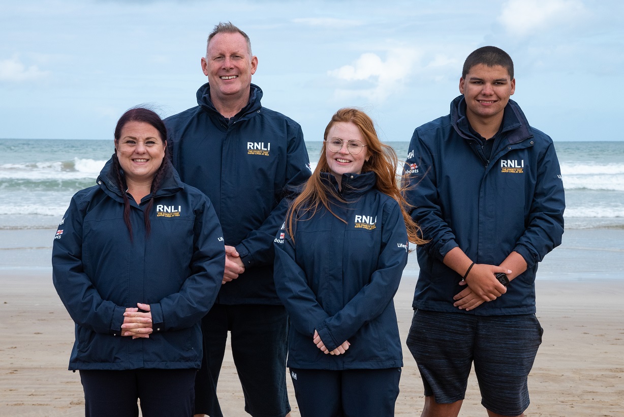 A group of four Face-to-face fundraisers