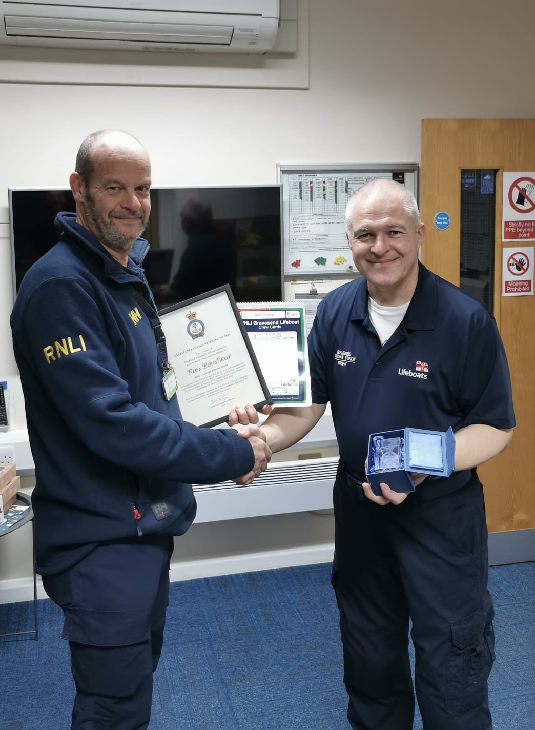 Presentation of award