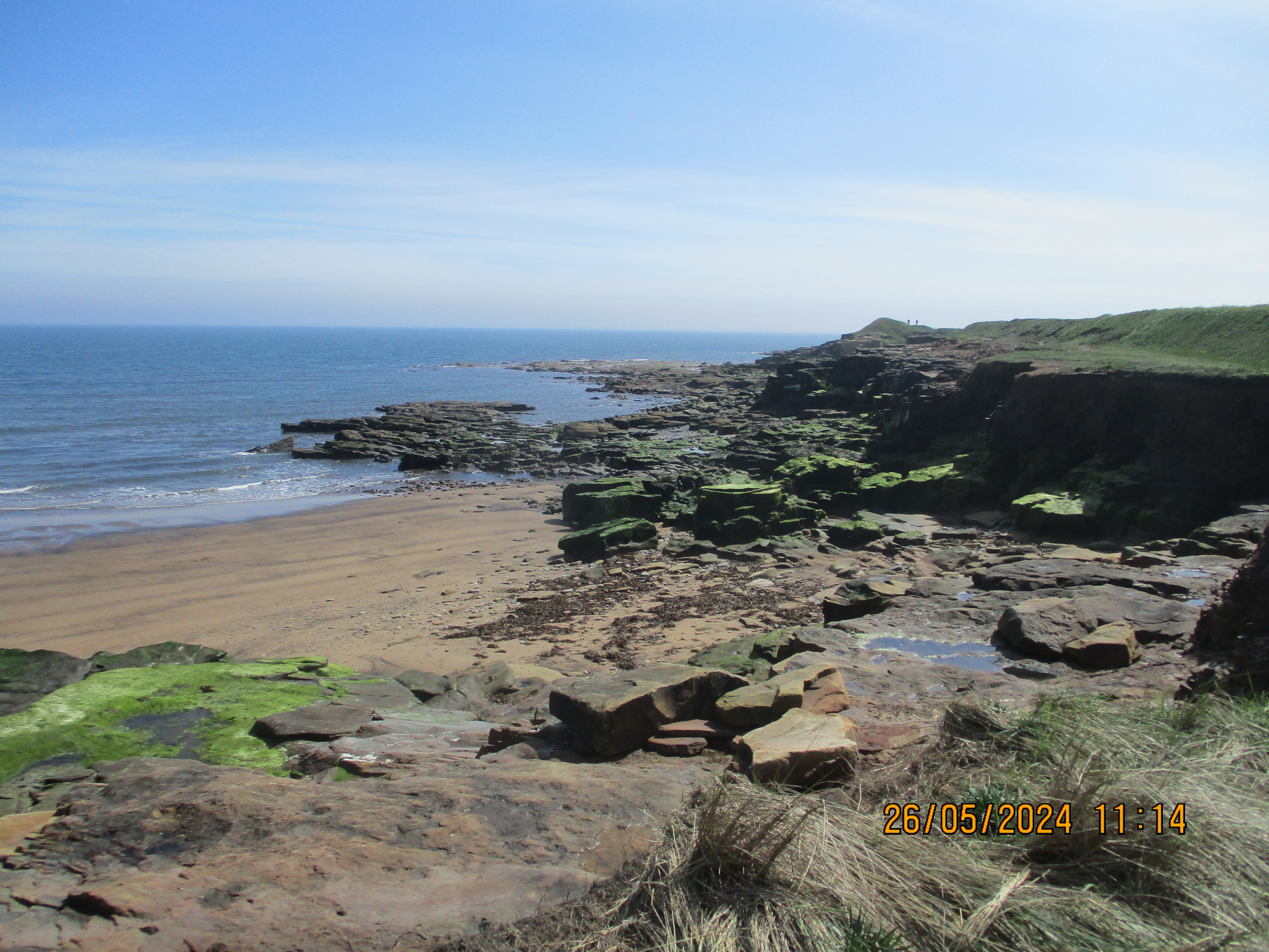 Hazardous rocks near to the incident 