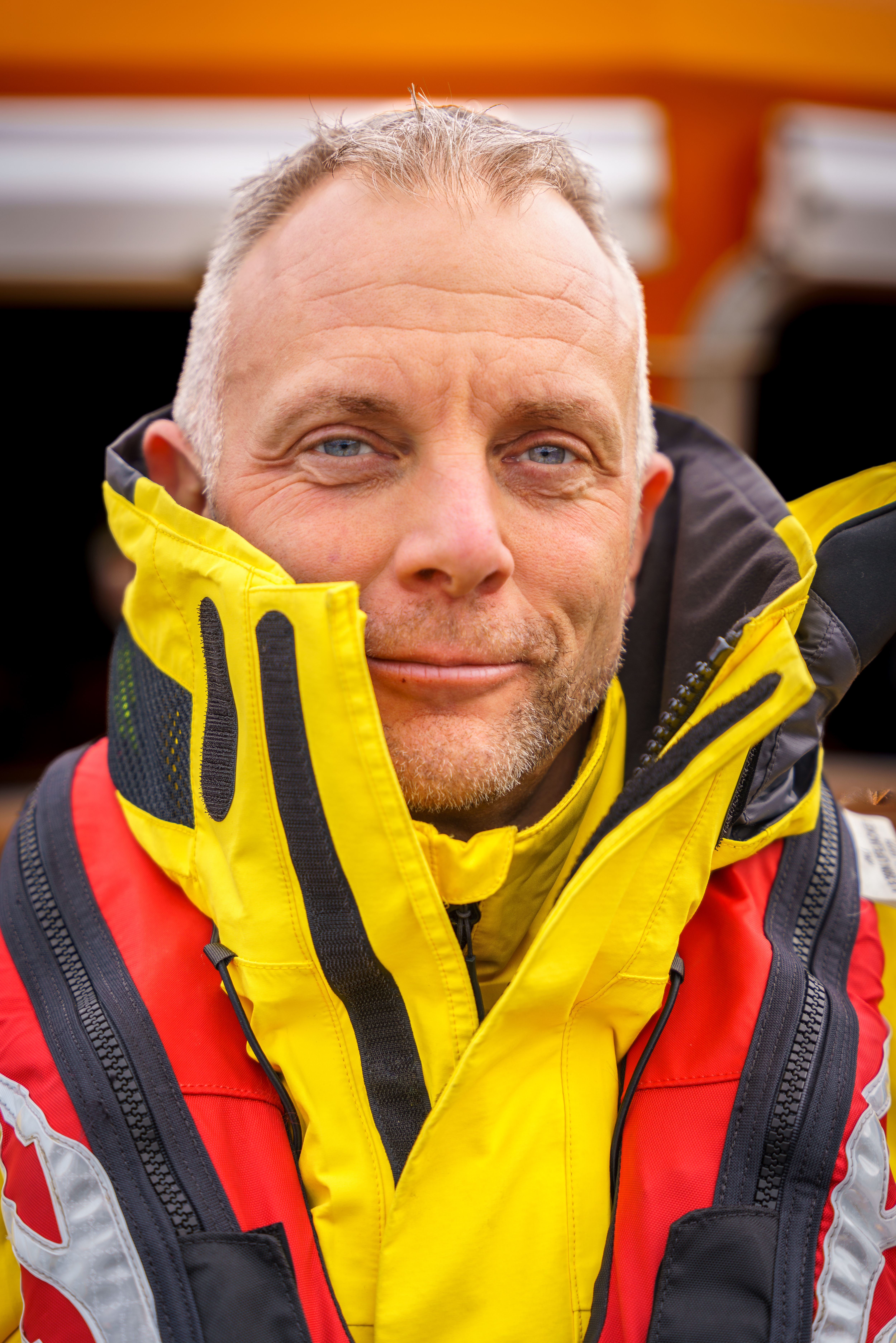 Plymouth RNLI retiring Coxswain/Mechanic Simon Jeffery