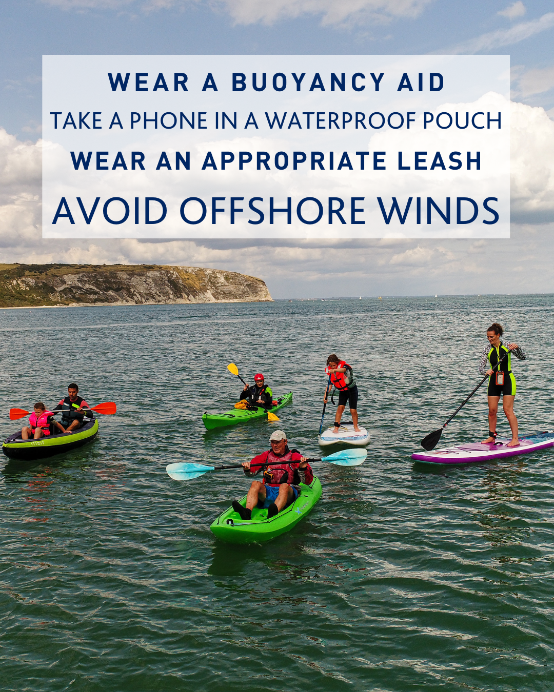 RNLI Paddleboarding advice 