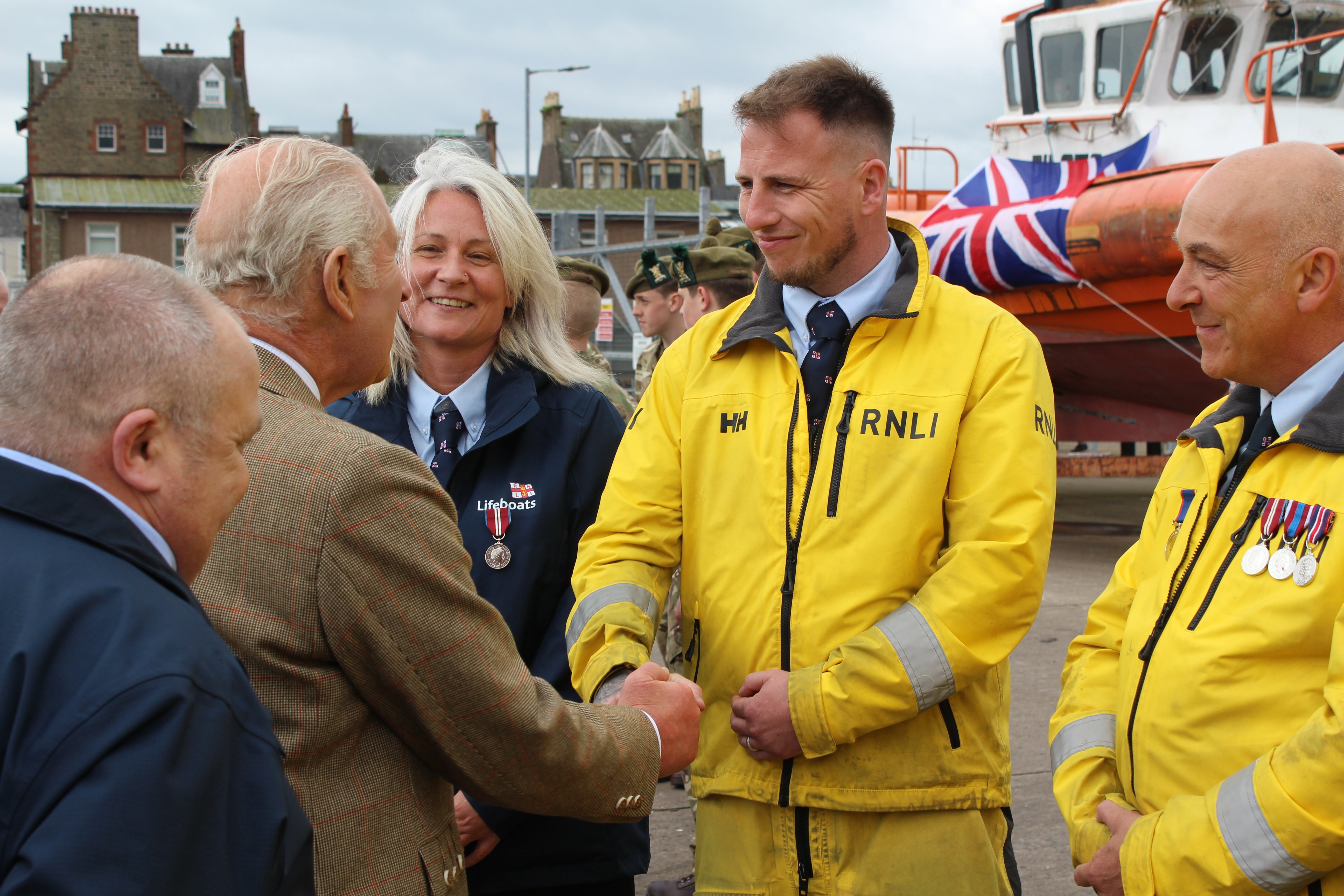 Campbeltown RNLI meet His Majesty King Charles III | RNLI