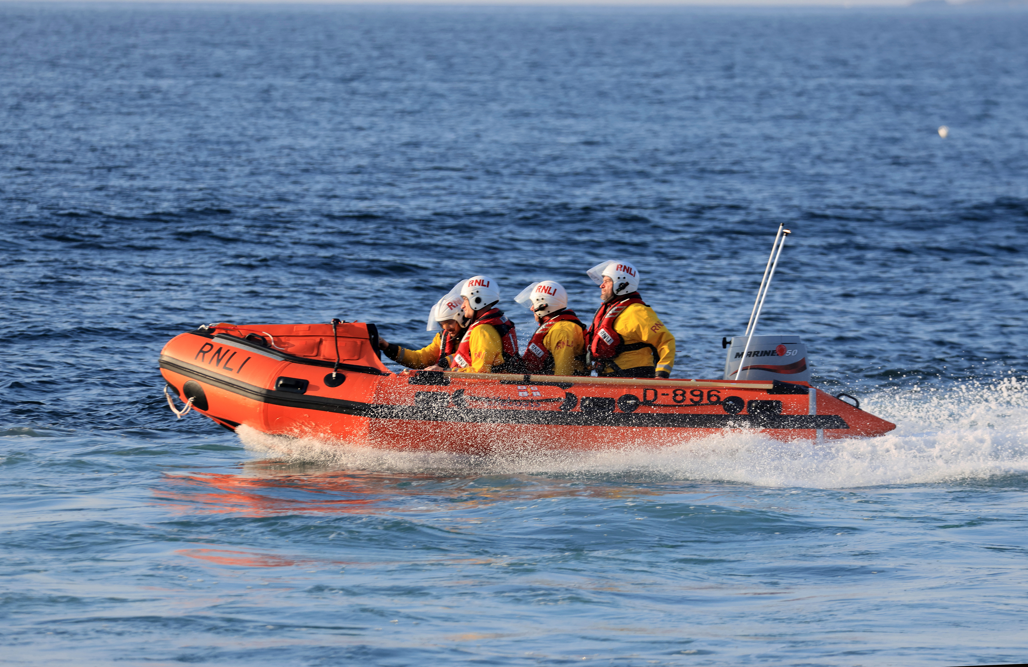 Sennen Cove's new D class inshore lifeboat 'Arangy'