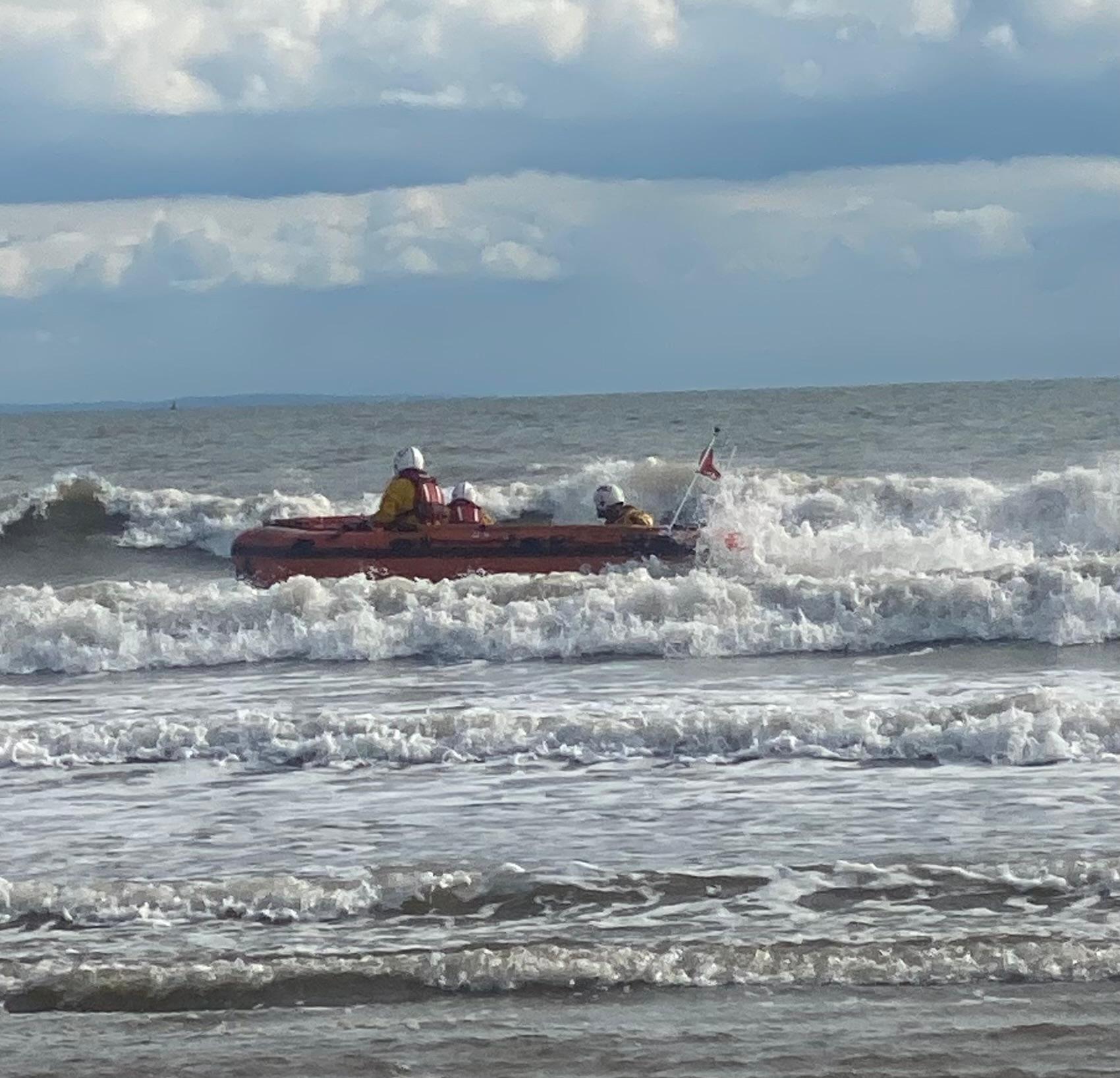 Port Talbot RNLI preparing to recover 060725