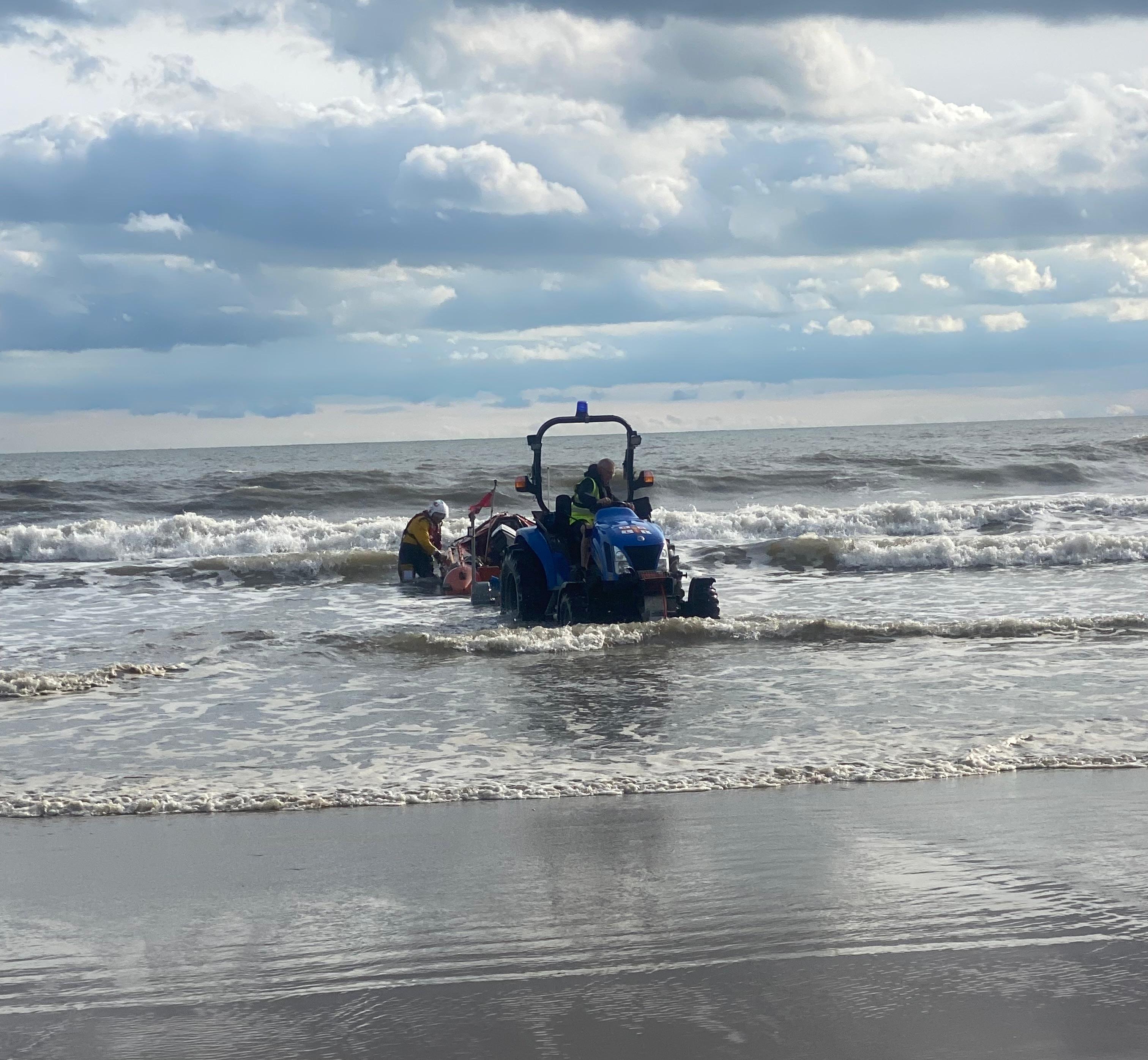 Port Talbot RNLI preparing to recover 060725