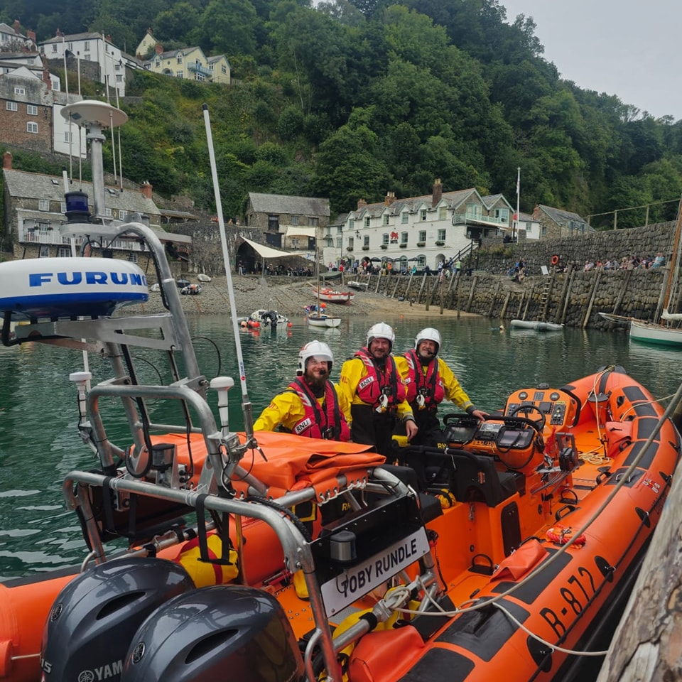 Clovelly crew members