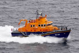 Castletownbere RNLI's all-weather lifeboat at sea