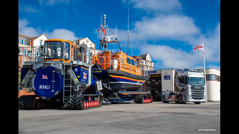 Rnli Launch Methods Scania UK the driving force pushing the RNLI forward | RNLI