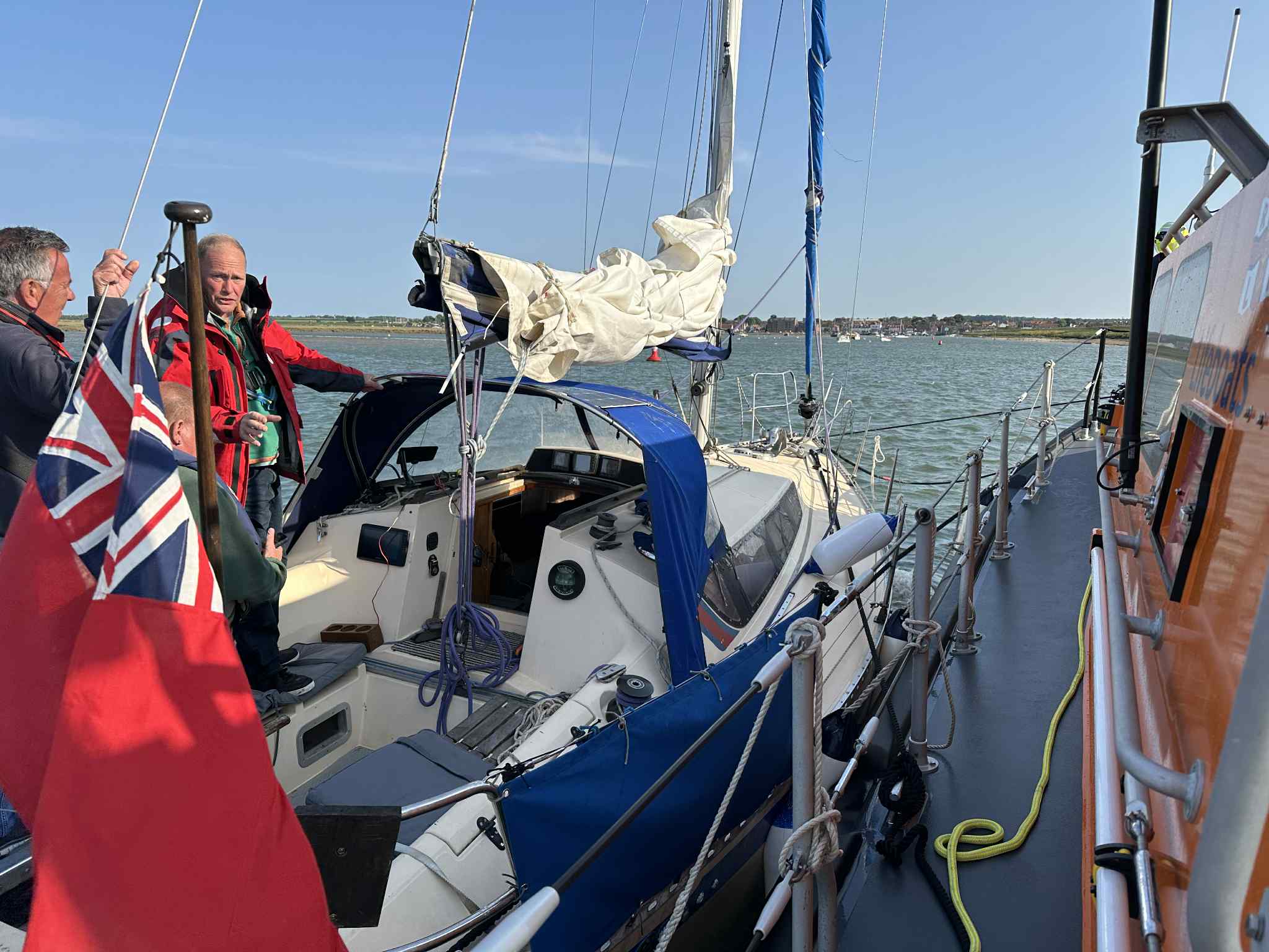 Wells RNLI and Feeling fantastic yacht crew on board 