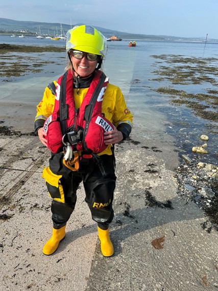 Jane-Ann Thompson attending her first shout since successfully completing her training