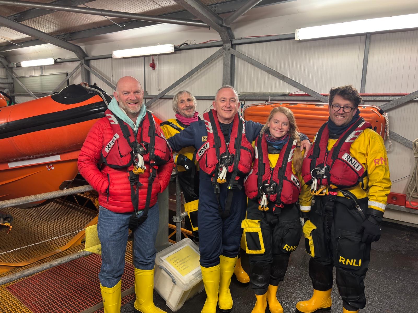 L-R Charlie Dannreuther, Chris Townley, Tim Kingston, Lily Miles and Charlie Kelly