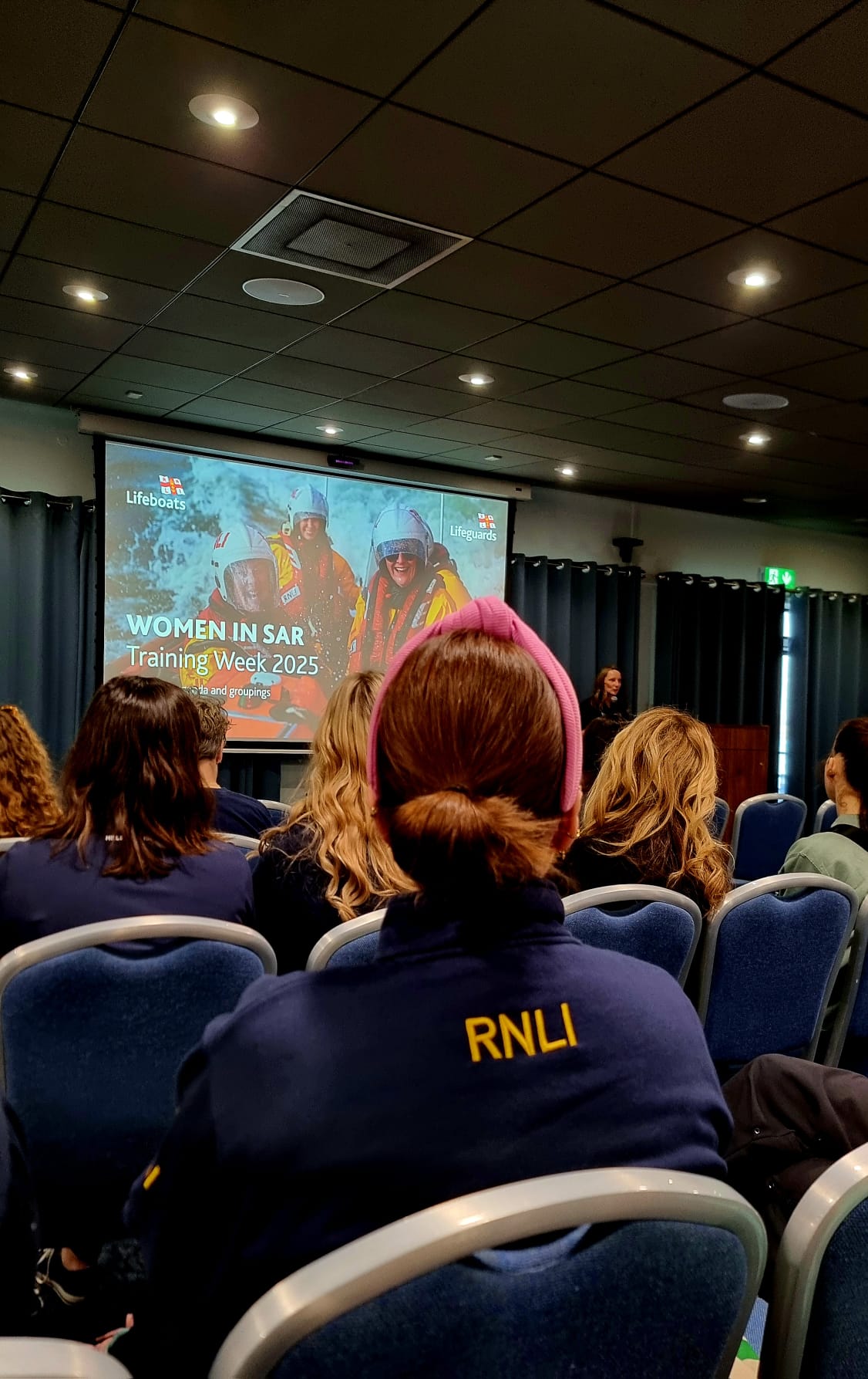 Lecture theatre at RNLI College in Poole