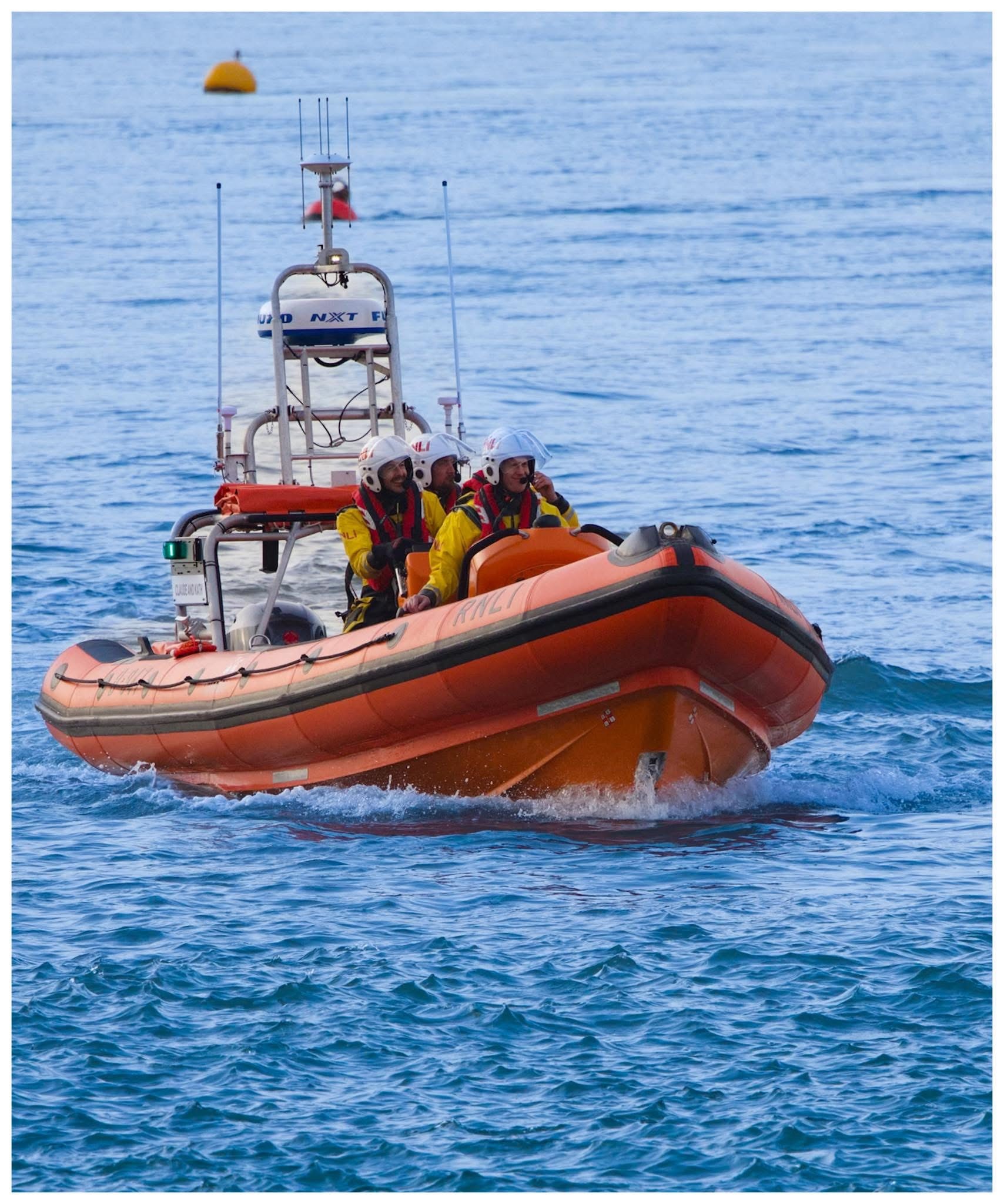 Teignmouth lifeboat on training exercise 