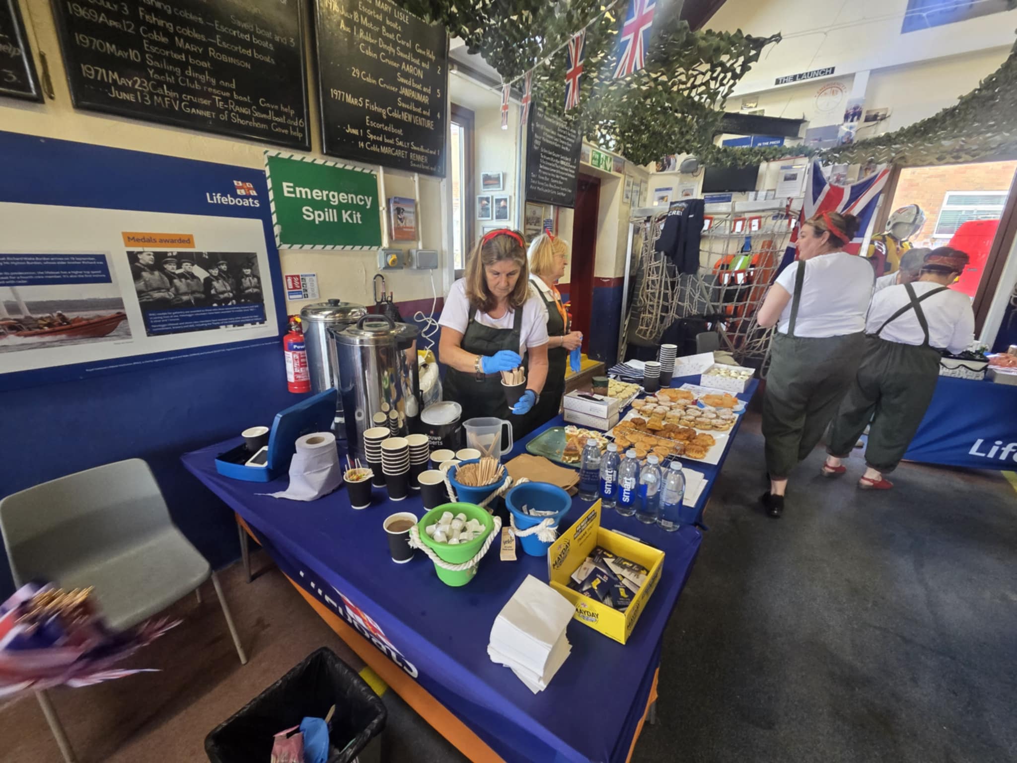 Tea and cakes are ready