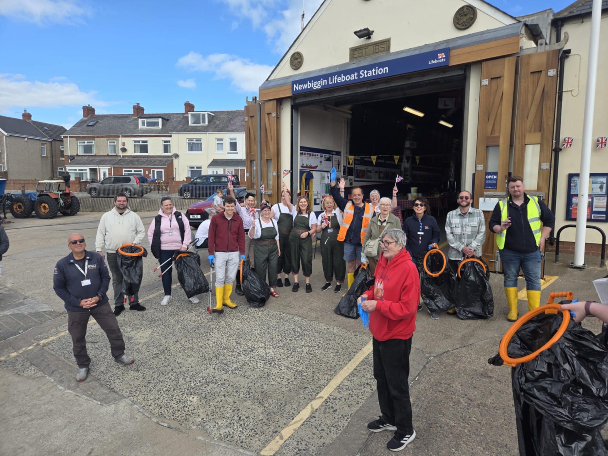 Litter pickers getting started
