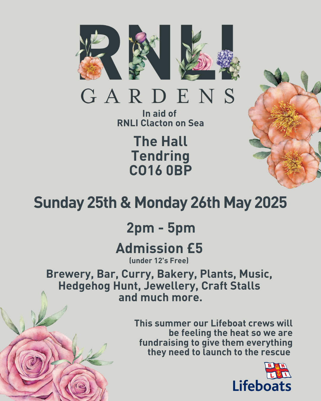 RNLI Garden poster