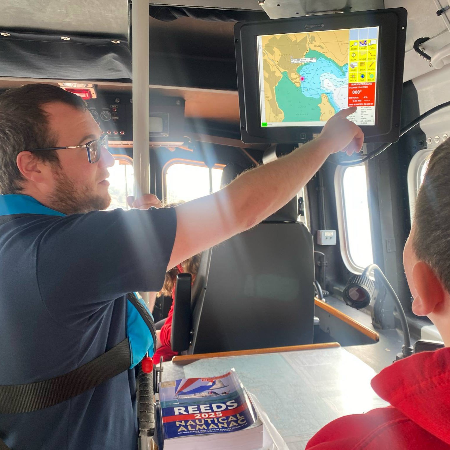 Primary school children were treated to a tour of the lifeboat Stanley Watson Barker and learned about the key equipment onboard.
